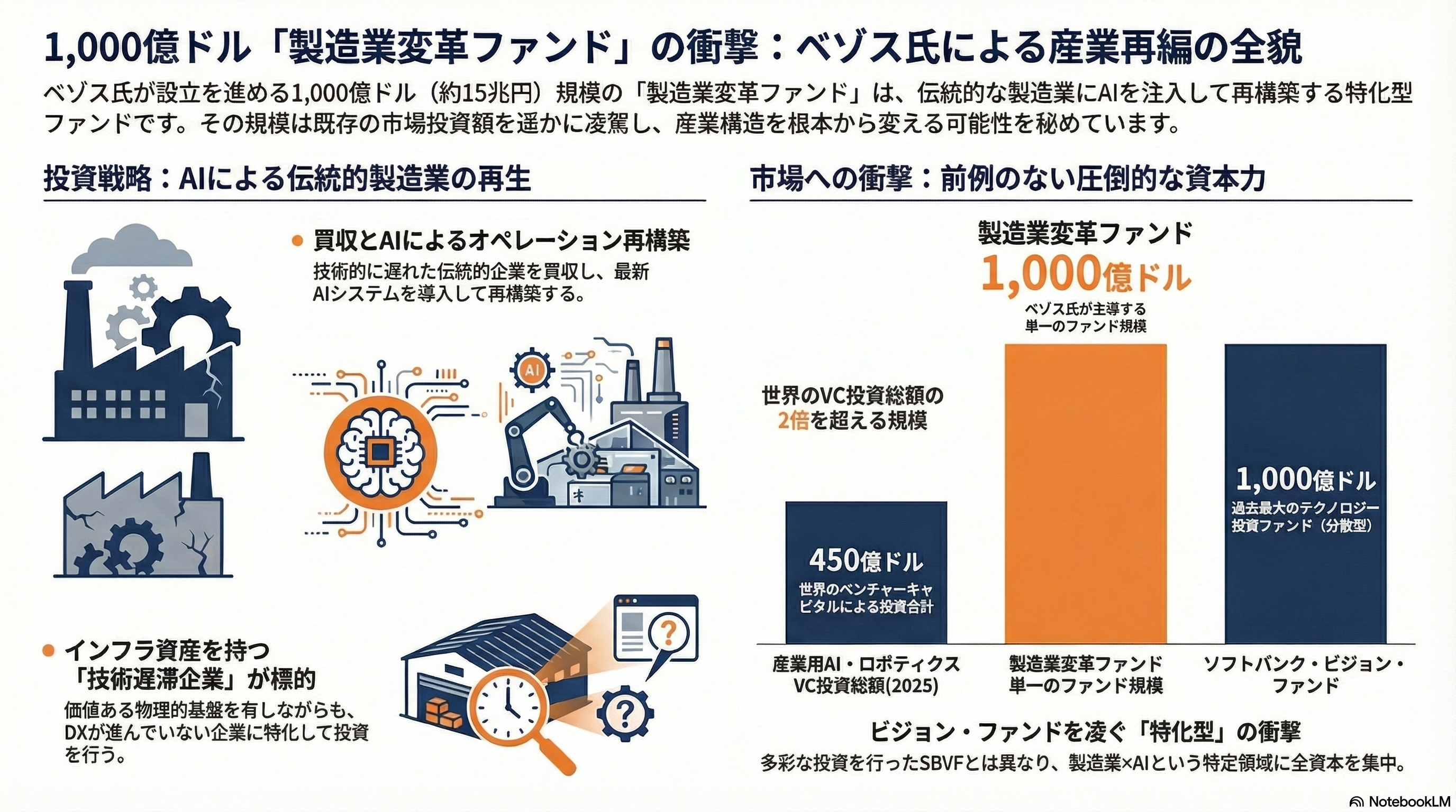 ジェフ・ベゾスのProject Prometheus――1,000億ドル「製造業AI革命」の全貌をシリコンバレーVCの視点で読み解く - 1,000億ドル「製造業変革ファンド」の衝撃 - 章扉