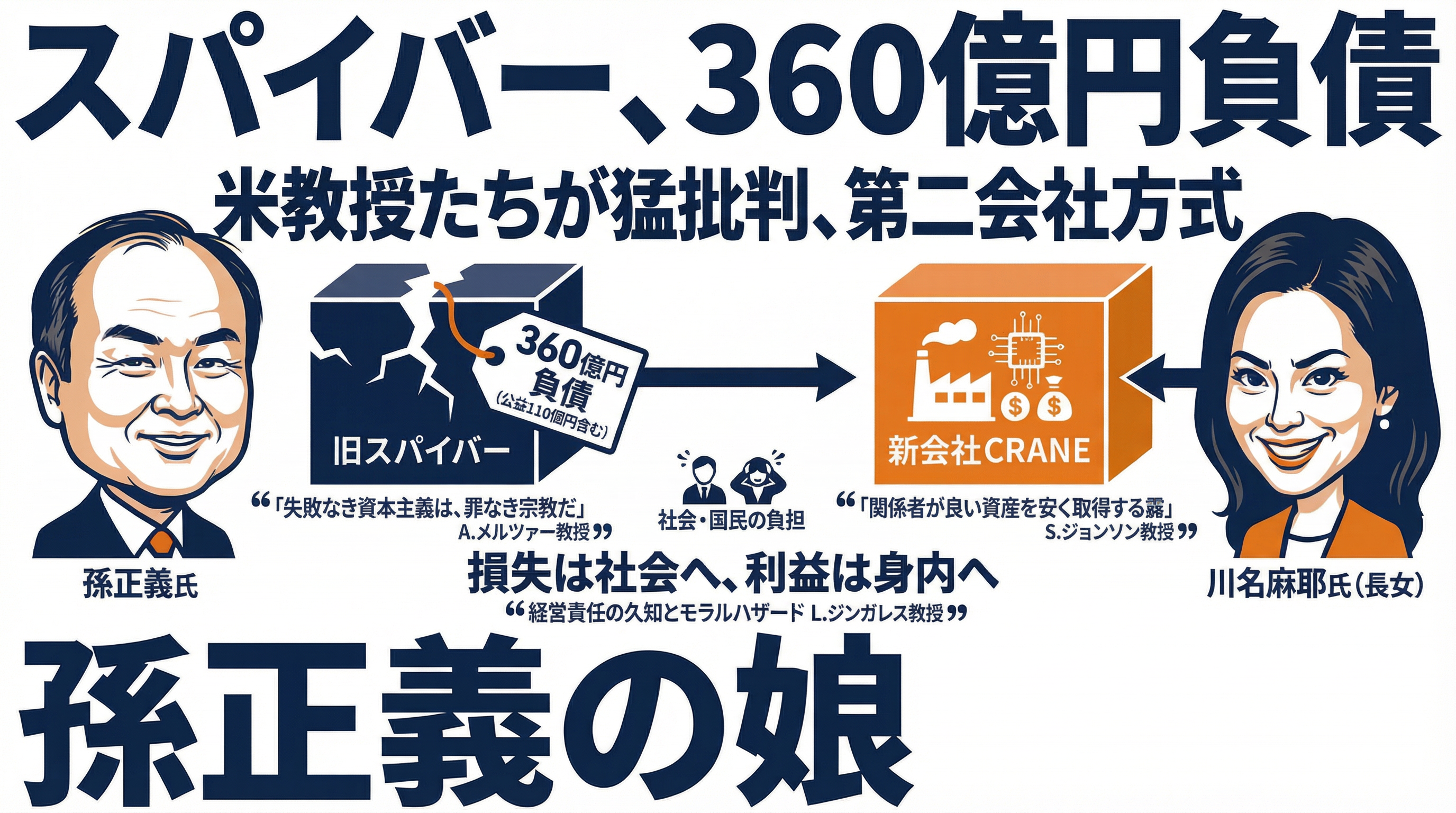 クールジャパンにトドメ。110億出資のスパイバー（Spiber）が360億円の負債を残し、第二会社方式で孫正義長女の新会社に事業譲渡