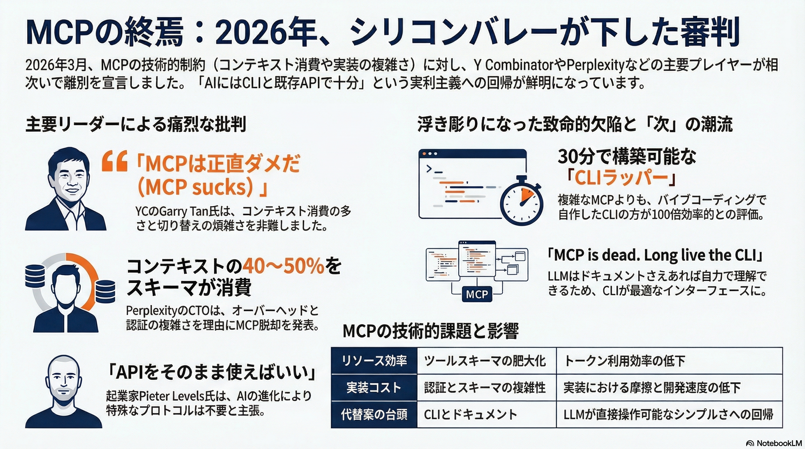 シリコンバレーで叫ばれる「MCP is Dead」 - 業界への影響 - 章扉