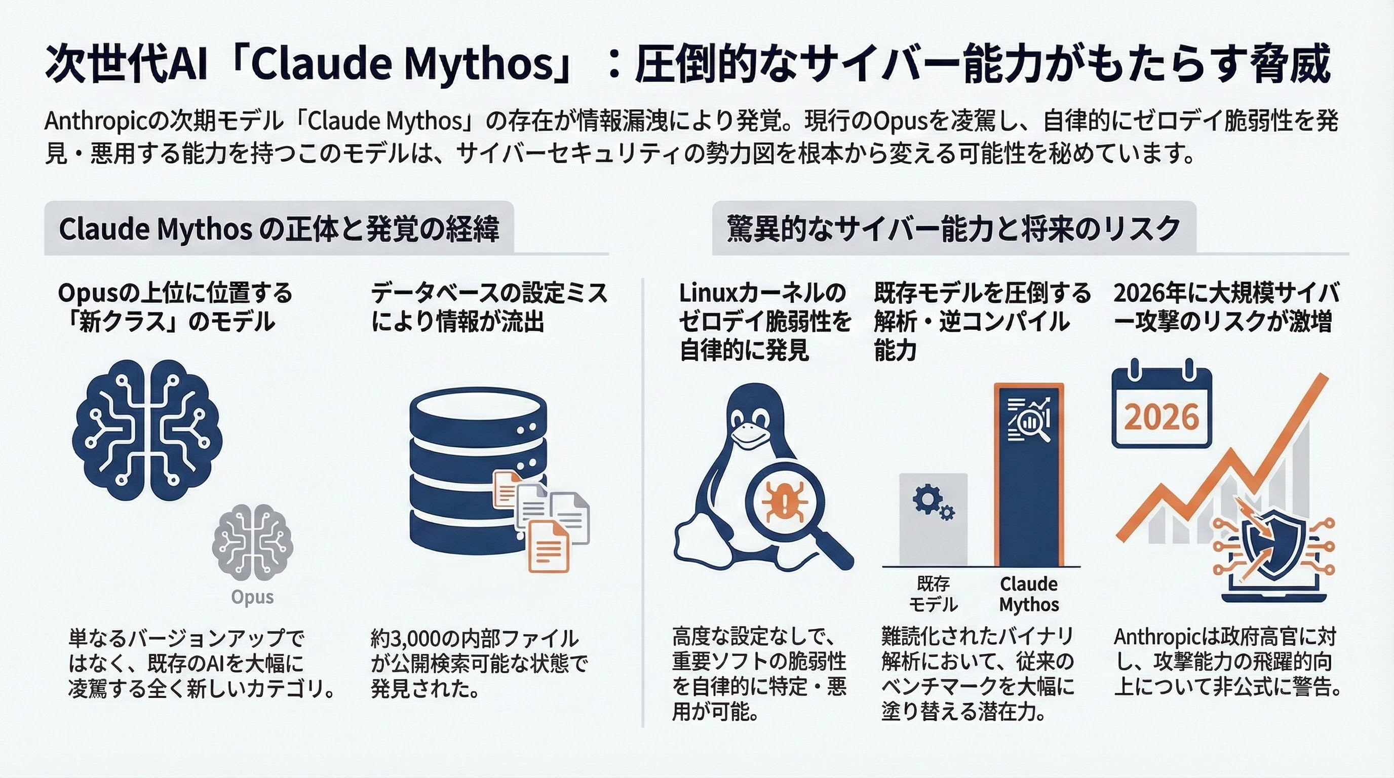 Claude Codeソースコード流出。そもそも我々のソースは隠されているのか - Claude Mythos(ミソス)——「神話」が示す未来 - 章扉