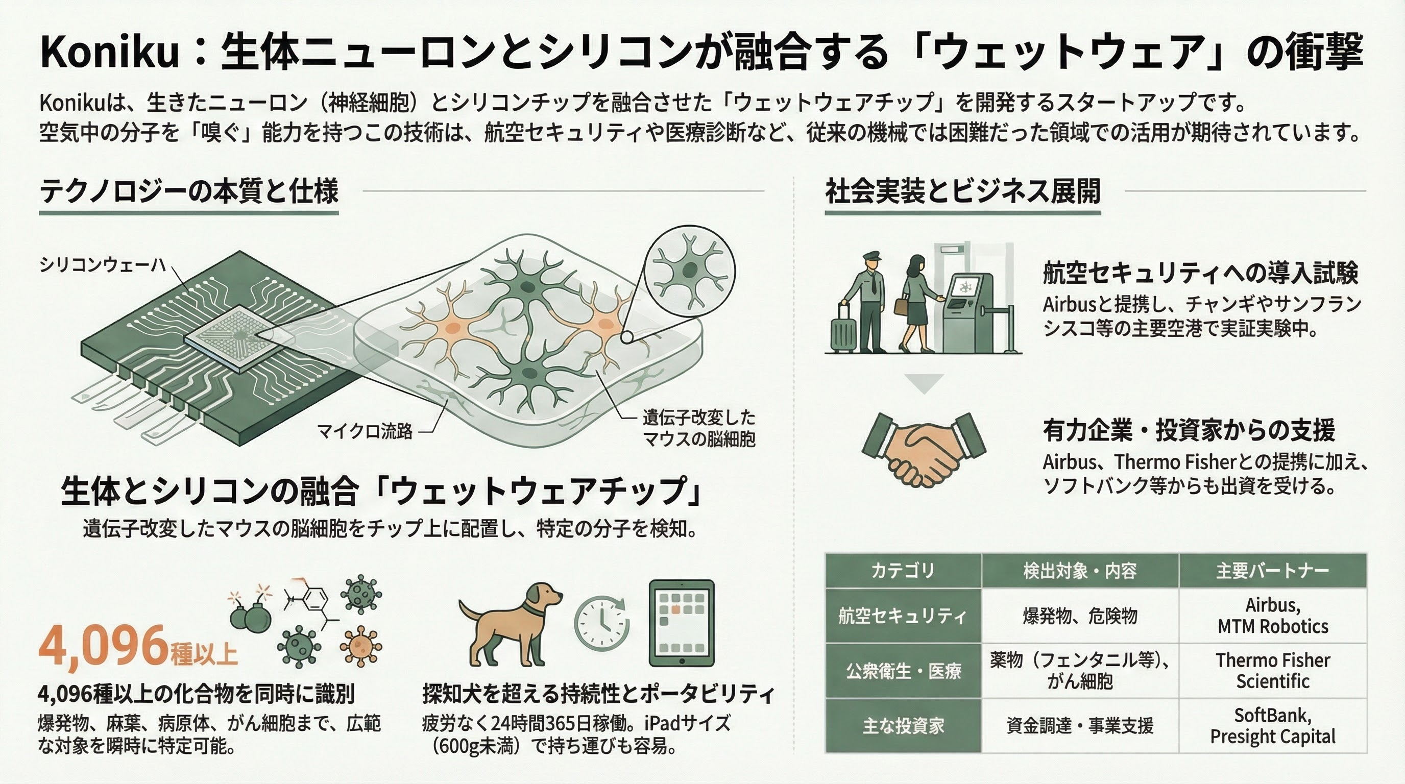 香りのスタートアップ Osmo、Koniku、Aromyx、Moodify、OVR Technology、アロマビット - Koniku――生体ニューロンとシリコンの融合 - 章扉