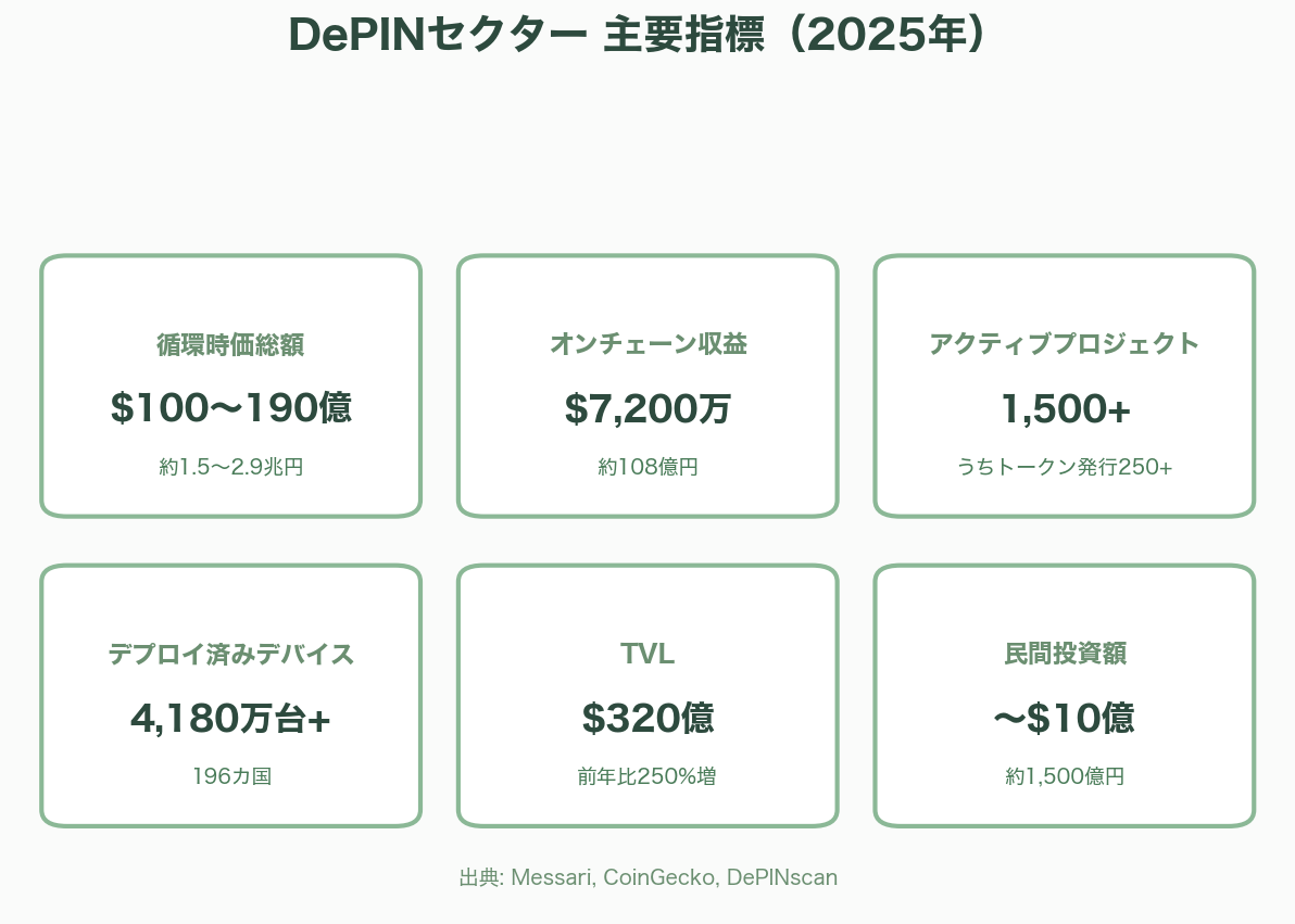分散型インフラ、推論メッシュ(Global Inference Mesh / DePIN)とは――AI推論の地殻変動と分散コンピューティングの新潮流 - 10. 日本のDePINエコシステム - 図表1