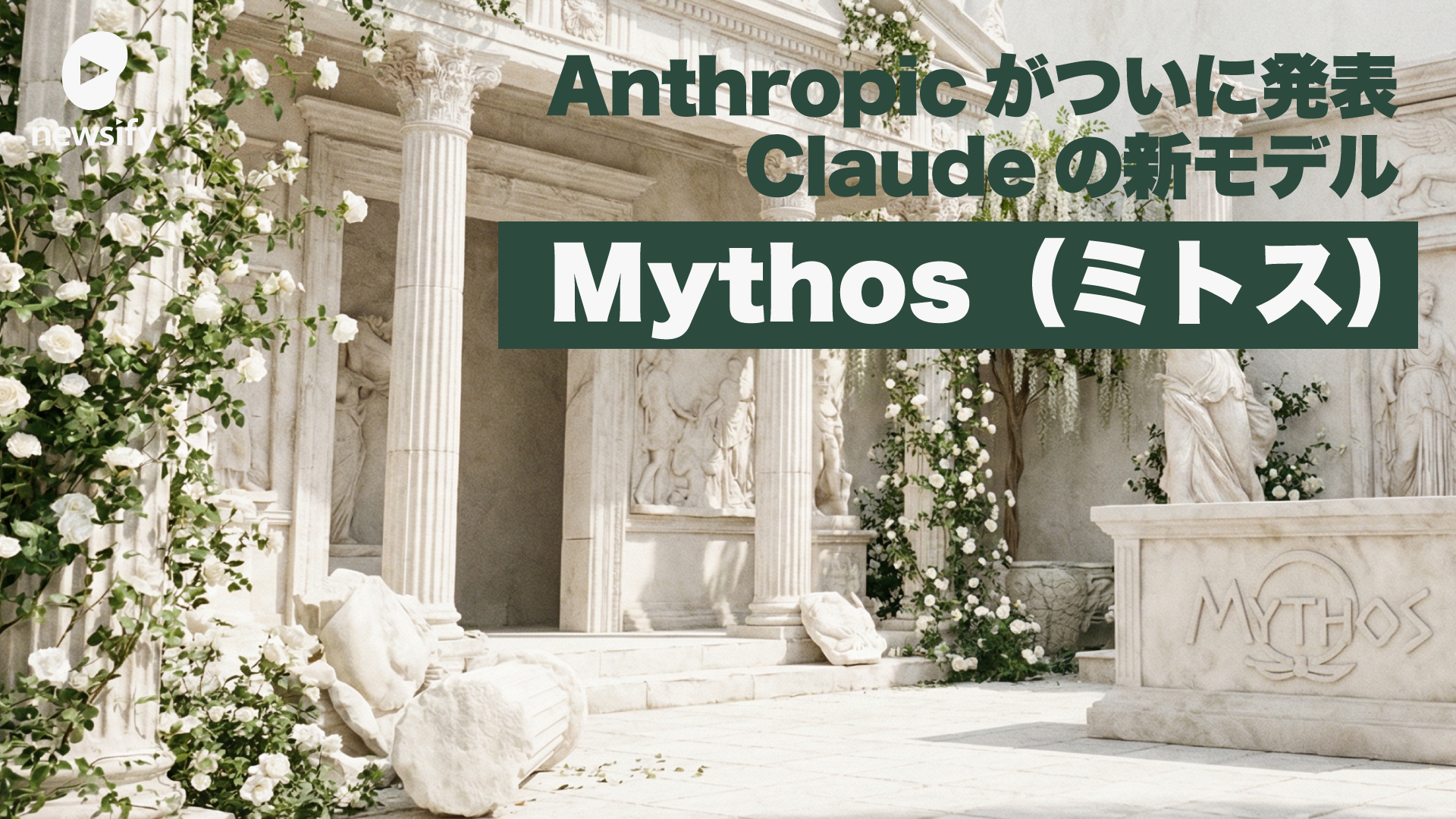ついに発表、Anthropic Claudeの新モデル「Mythos（ミトス）」