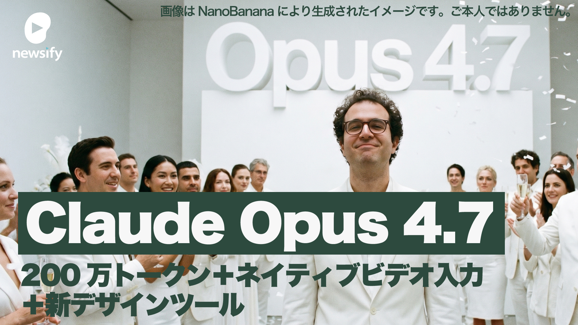 Claude Opus 4.7と新デザインツール「Project Prism / Claude Design Studio」 一部プランでの200万トークンサポートとネイティブ・ビデオ・インプット（60fps対応）