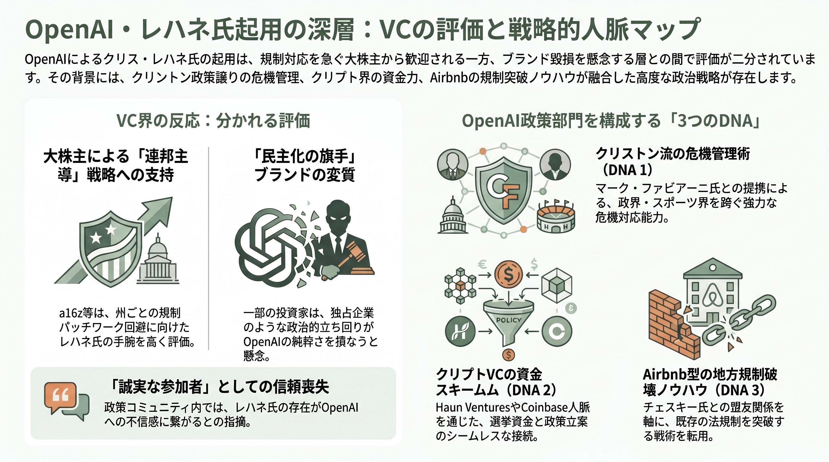 サム・アルトマンの右腕、OpenAIのグローバル政策担当副社長、クリス・レハネ（Chris Lehane）氏とは 章04