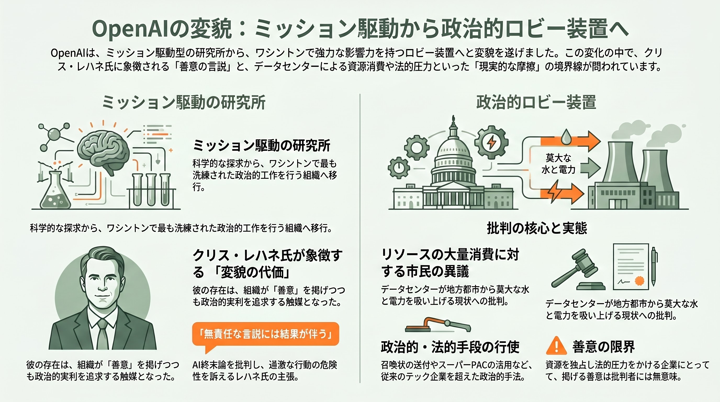 サム・アルトマンの右腕、OpenAIのグローバル政策担当副社長、クリス・レハネ（Chris Lehane）氏とは 章05