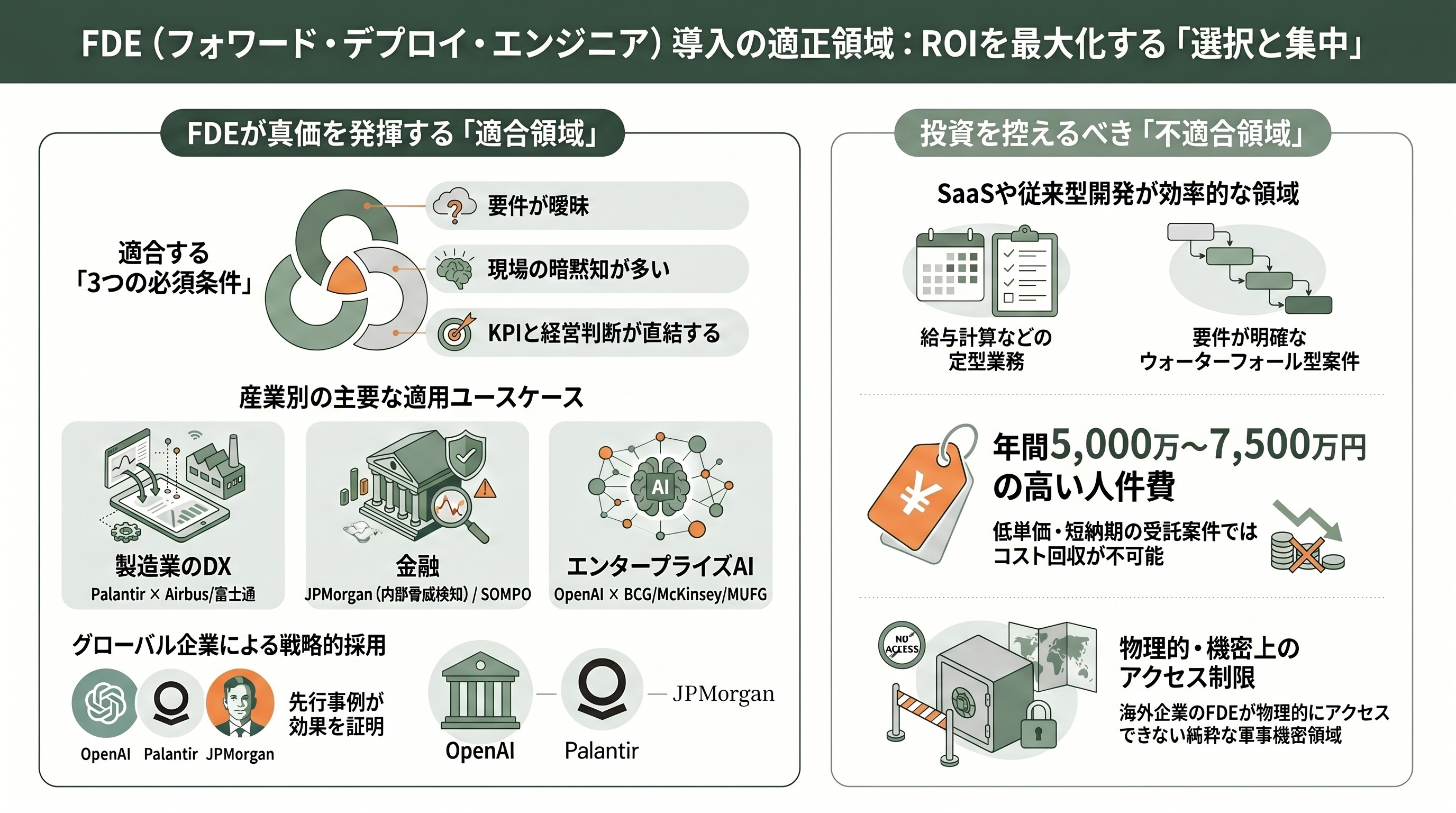 FDE（Forward Deployed Engineer：前線展開エンジニア）の実践 - 5. 向いている領域・向いていない領域 - 章扉
