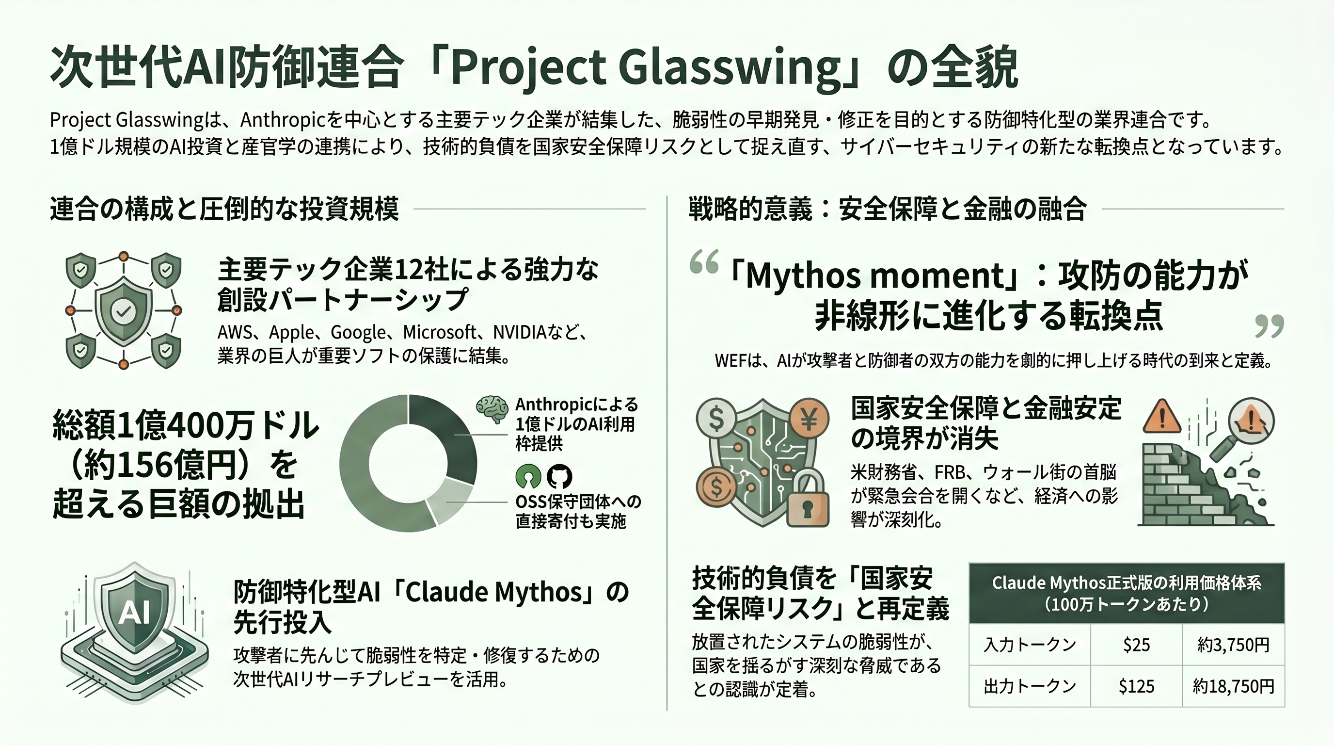 片山さつき金融担当大臣と3メガバング、日本版Project Glasswing設置。神か悪魔か、Claude Mythos(ミソス/ミトス)への備え - 米国版Project Glasswingという原型 - 章扉