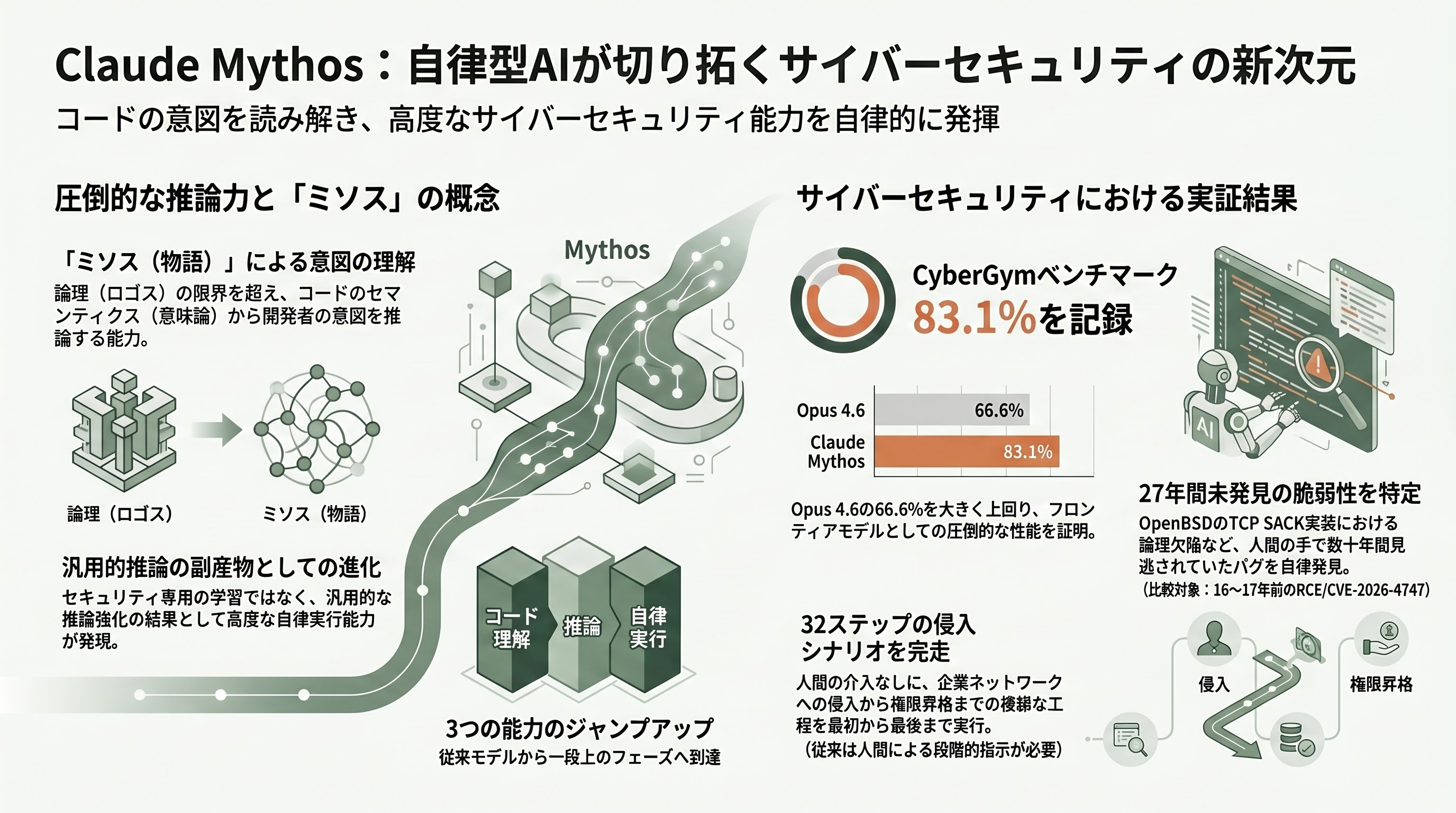 片山さつき金融担当大臣と3メガバング、日本版Project Glasswing設置。神か悪魔か、Claude Mythos(ミソス/ミトス)への備え - Claude Mythosとは何か——「ミソス」「ミトス」「ミュトス」三つの呼称 - 章扉