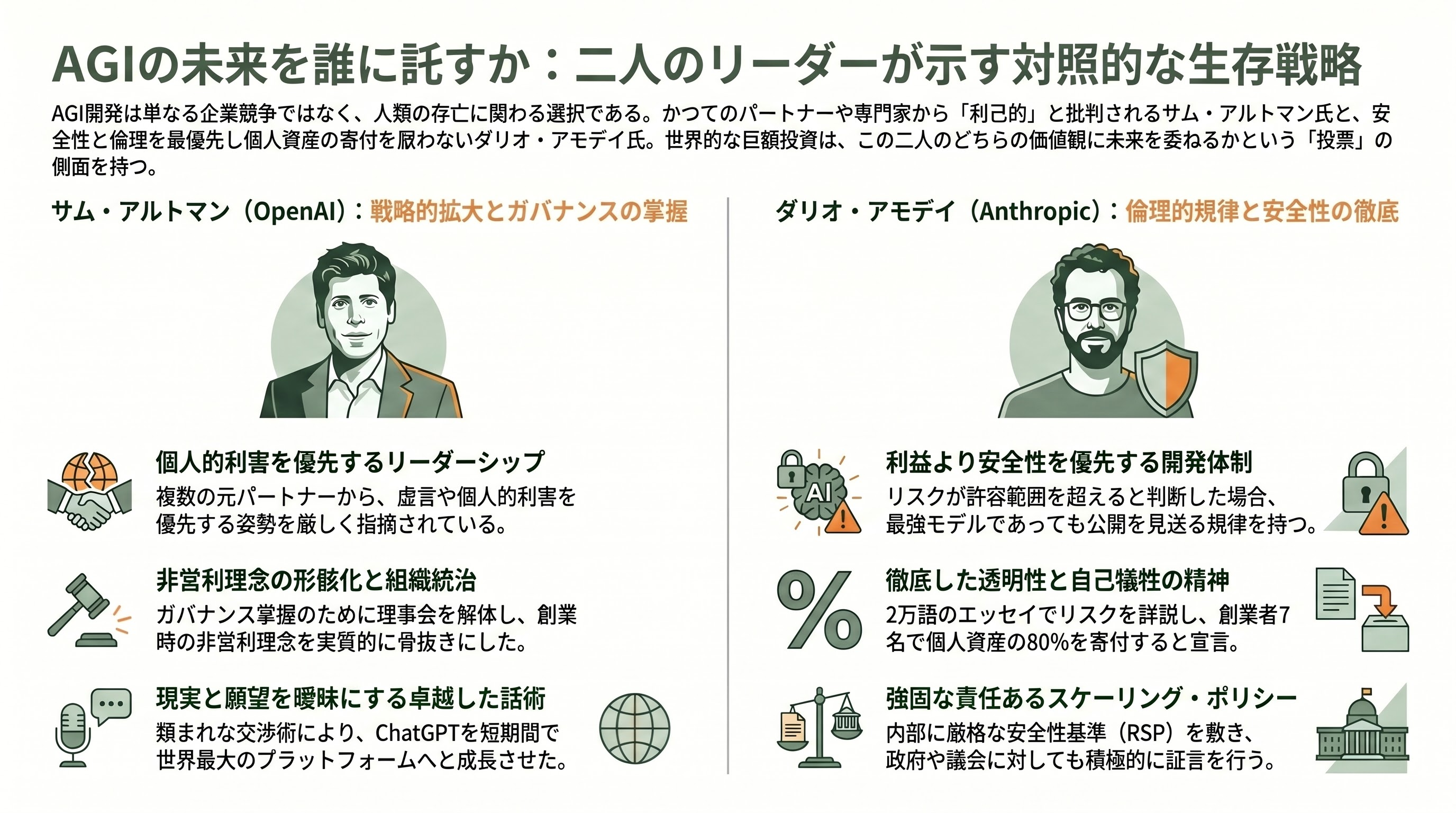 米Google、Claude CodeのAnthropic社に最大6.3兆円の出資。一方、ソフトバンクGはOpenAI株を担保に1.6兆円の調達を模索 - 人類存亡の岐路 ― AGIを誰の手に委ねるのか - 章扉
