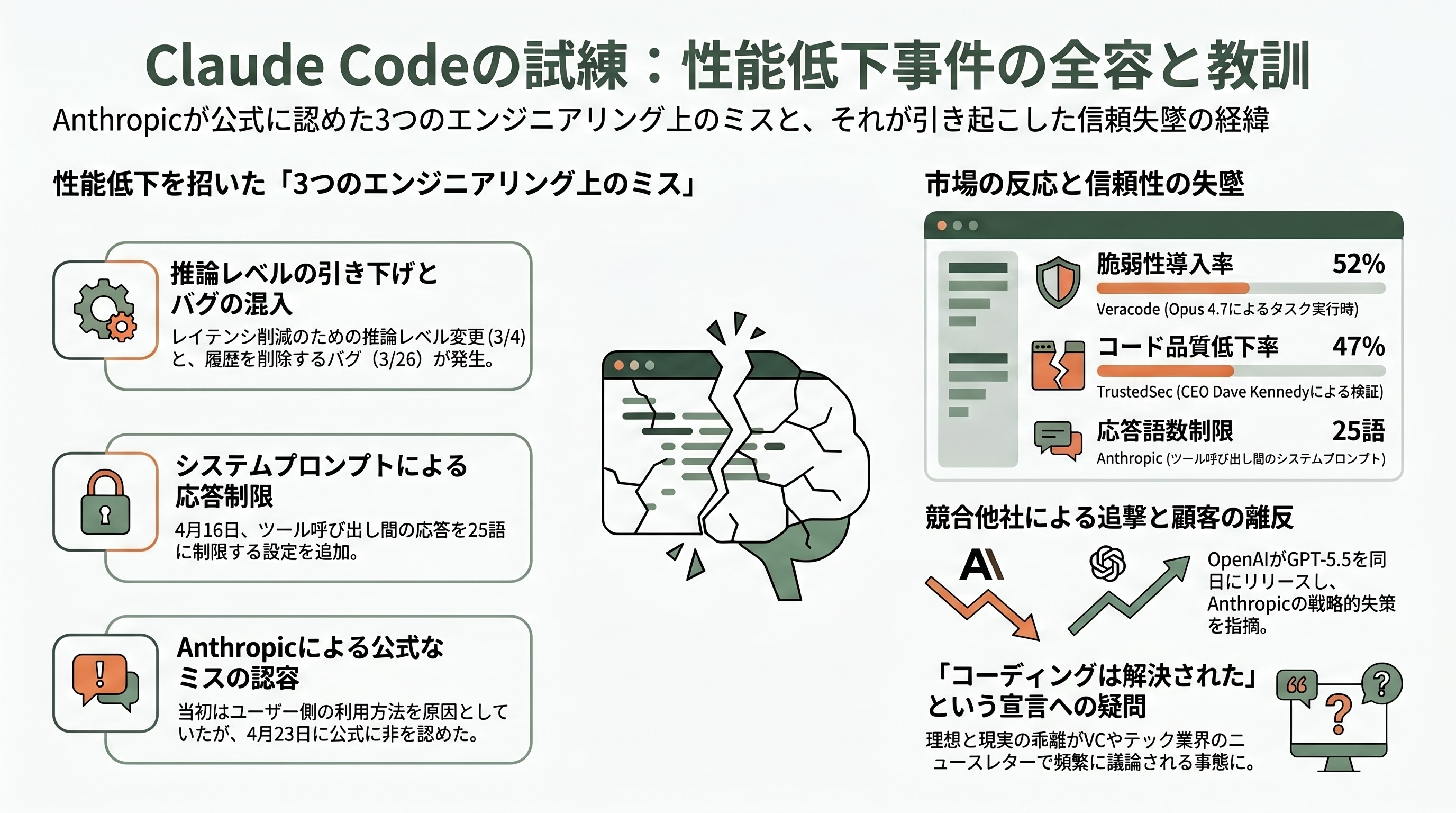 Claude Code の責任者「ボリス・チェルニー（Boris Cherny）」 - Claude Code の試練 — 性能低下事件と Anthropic の自己言及 - 章扉
