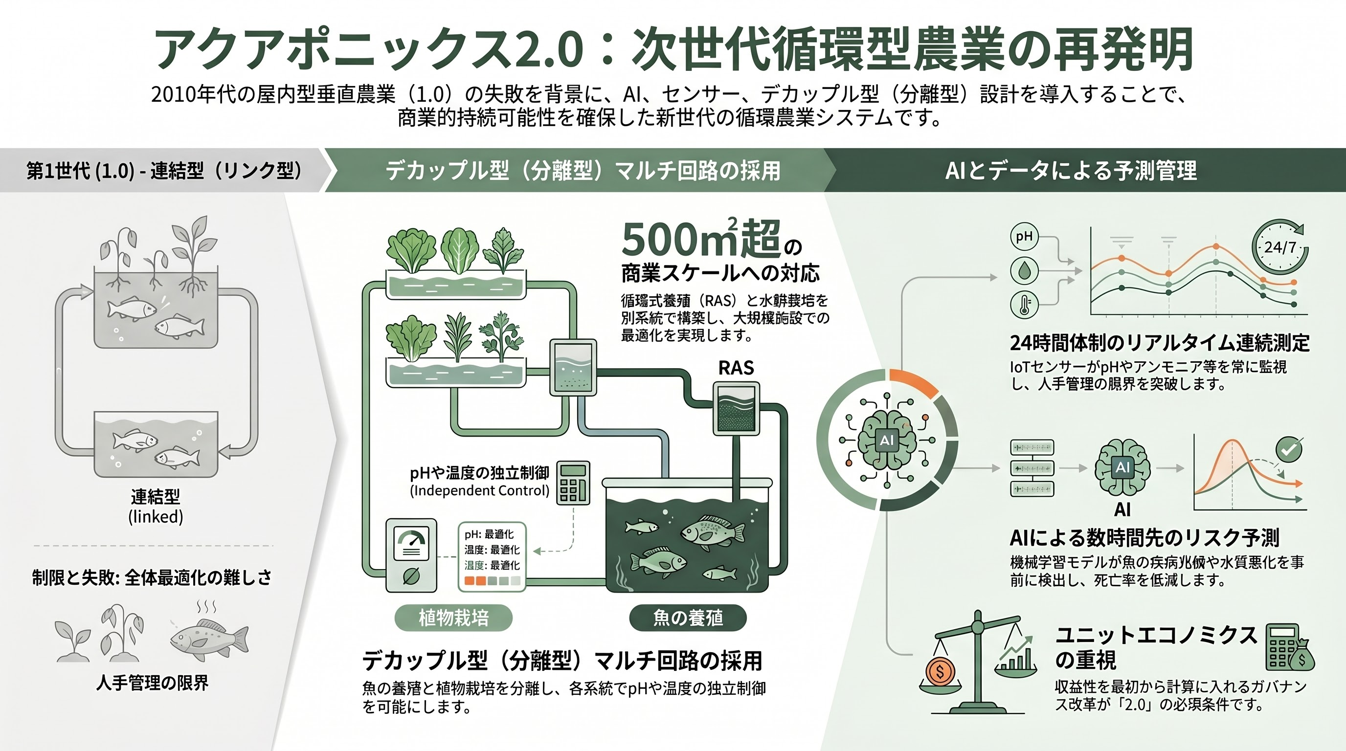 シリコンバレーで再注目、「アクアポニックス 2.0」 - アクアポニックス2.0とは何か——「閉鎖循環の再発明」という新概念 - 章扉