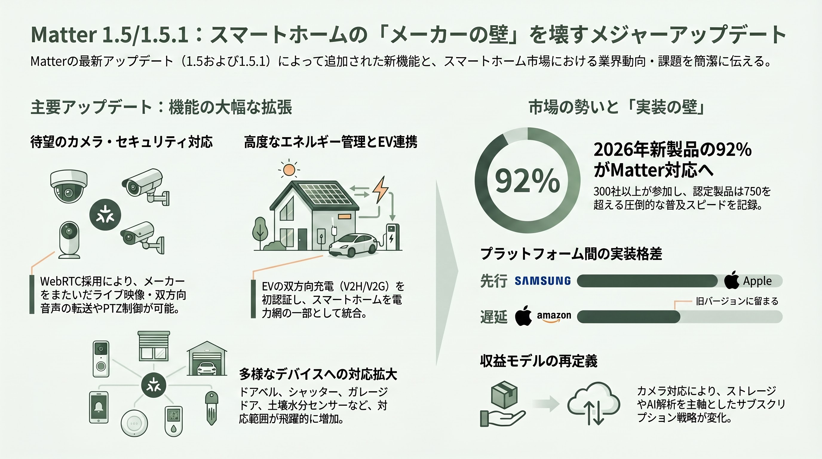 ゆっくりと浸透するスマートホーム。高級住宅のスタンダードJosh.ai、業界標準Matter、スマート照明Nobi、スマートロックLevel Home - Matter——「メーカーの壁」を壊した業界標準 - 章扉