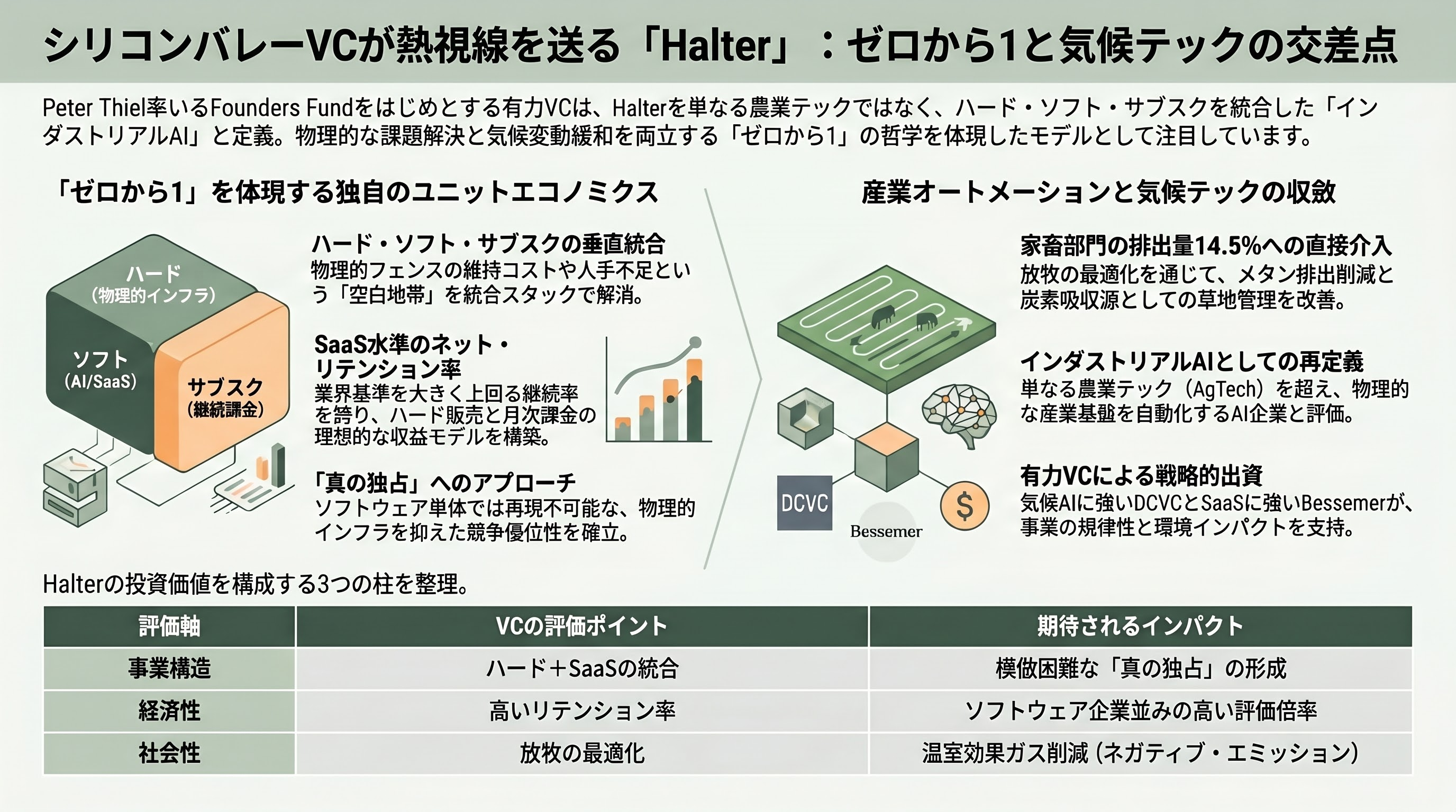 家畜向けウェアラブル端末から情報を収集、ライブストック・エソロジーAI（家畜行動解析） - シリコンバレー VC の受け止め方 ― 「ゼロから 1」と気候変動の交差点 - 章扉