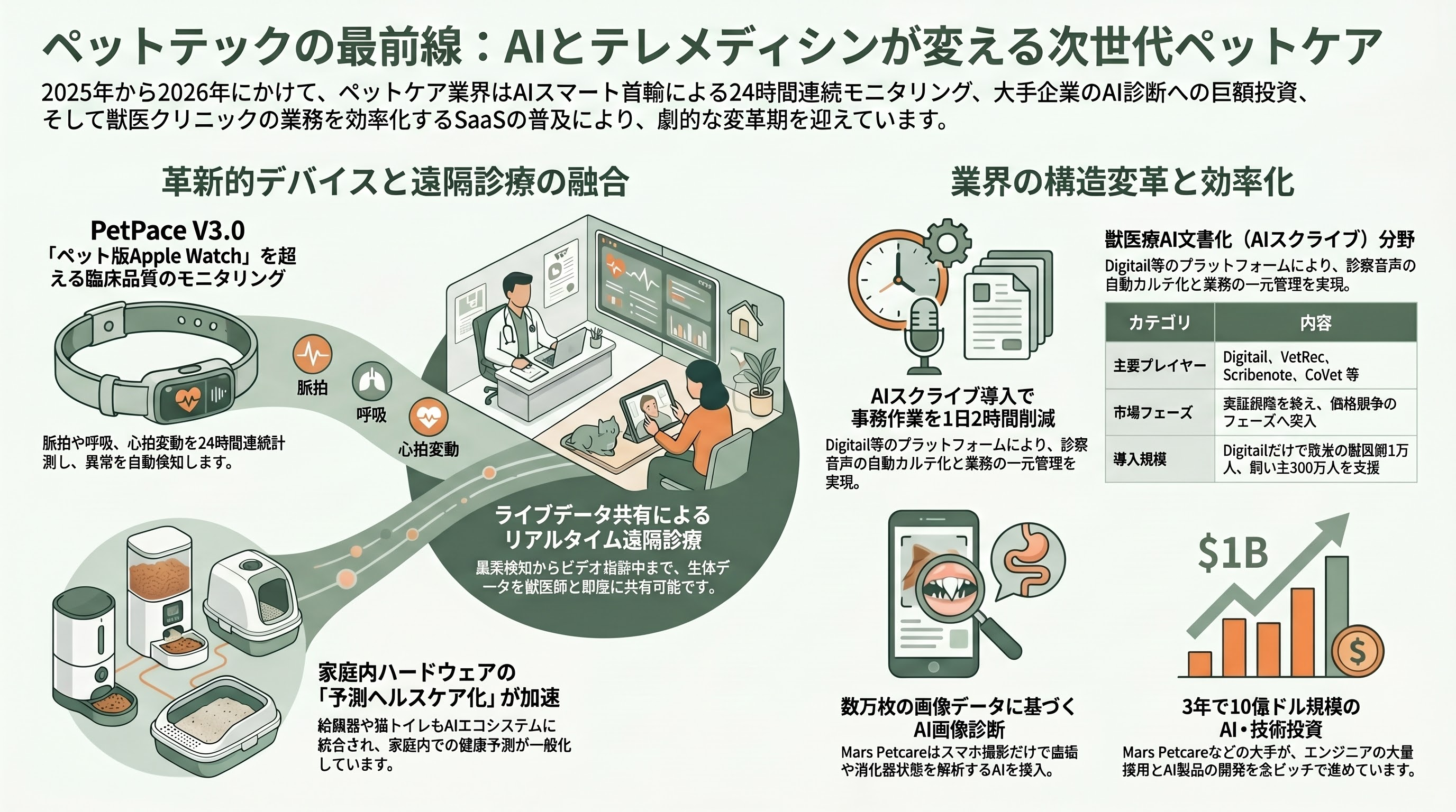 広がるペットのスタートアップ - 革新的サービス・プロダクト②：AI スマート首輪と遠隔診療プラットフォーム - 章扉