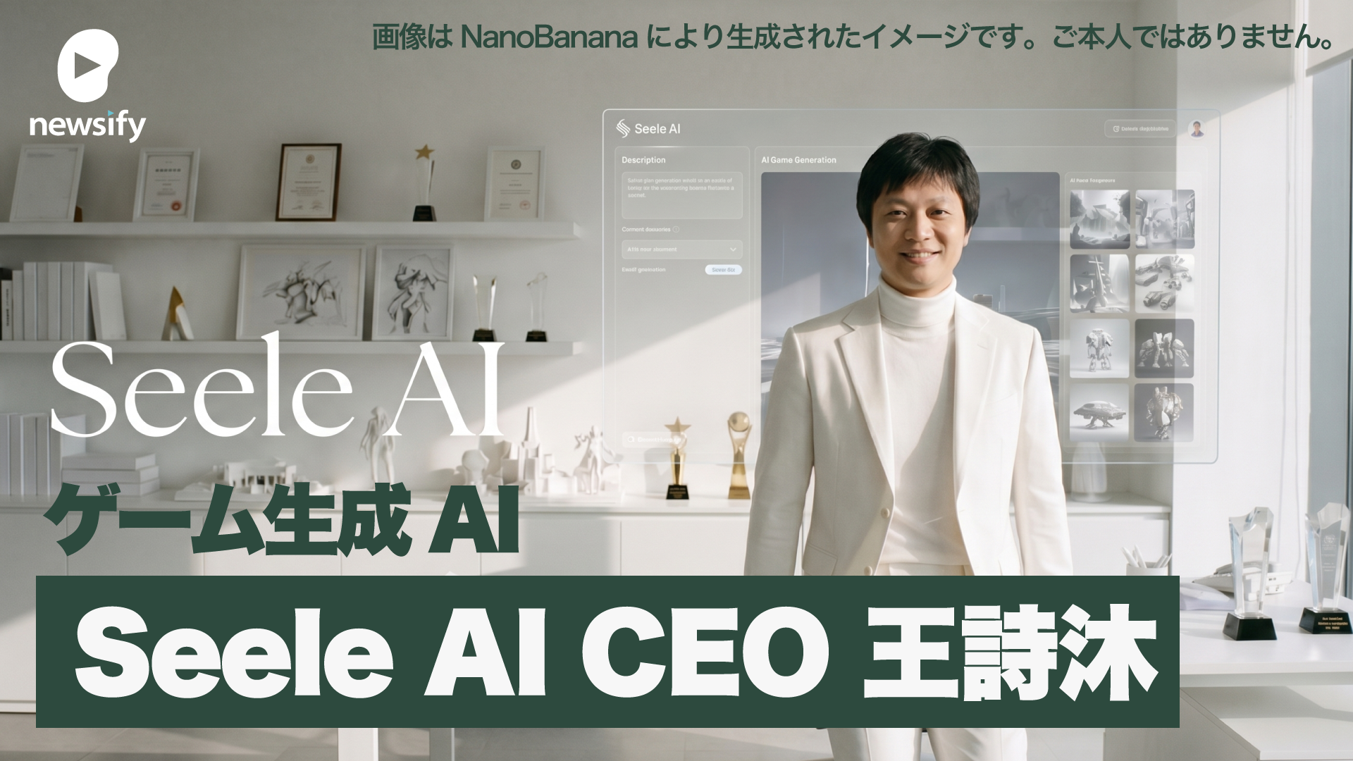 ゲーム開発特化AI「Seele AI」。Alipay PdM、NetEase Cloud Music VP、Tencent GMを歴任した王詩沐（Shimu Wang）CEO