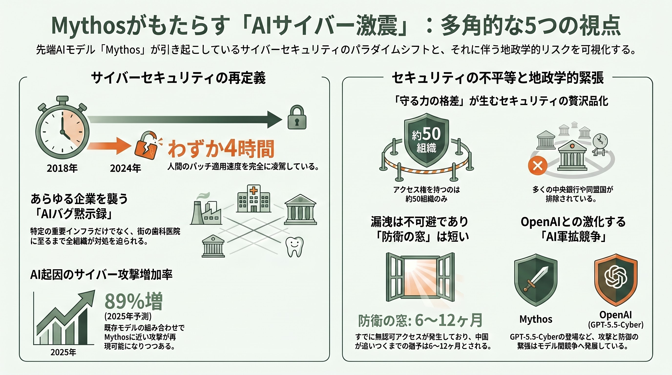 ビル・ゲイツ財団、保有するMicrosoft株32億ドルを全て売却。Anthropicと医療、教育、農業分野での協業を発表 - Mythosとは何か — フロンティアAIがサイバー攻防の臨界点に達した - 章扉
