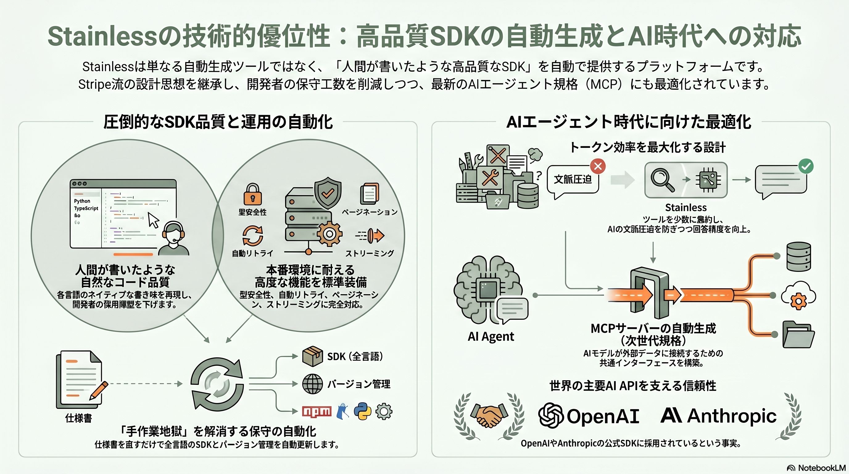 Anthropic、API仕様SDK自動生成のスタンダード、Stainless社買収を発表。CEO Alex Rattray（アレックス・ラトレイ）氏とは - そもそもStainlessとは何か - 章扉