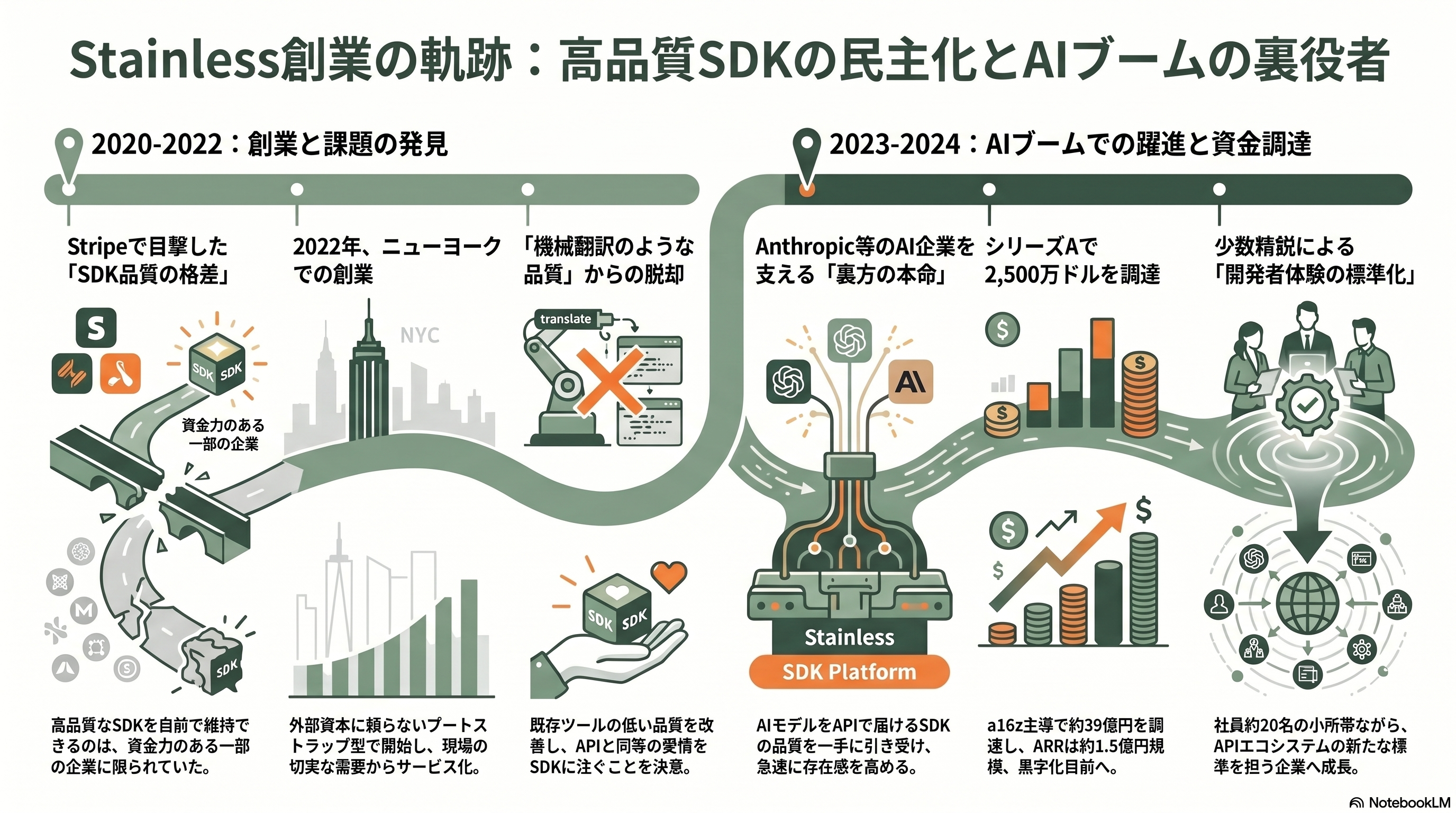 Anthropic、API仕様SDK自動生成のスタンダード、Stainless社買収を発表。CEO Alex Rattray（アレックス・ラトレイ）氏とは - ラトレイ氏の職務経歴と人物像 - 章扉