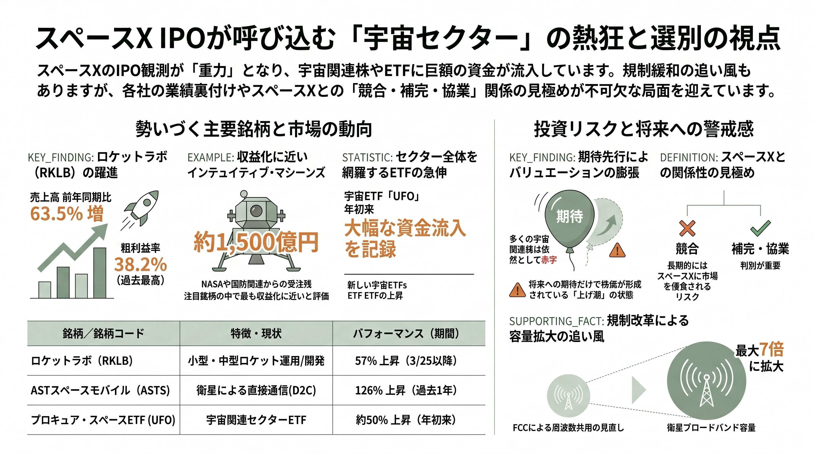 Space X、いよいよIPO。目論見書を読み解く - つられて動く宇宙関連株 ― ロケットラボ、AST、そしてETF - 章扉