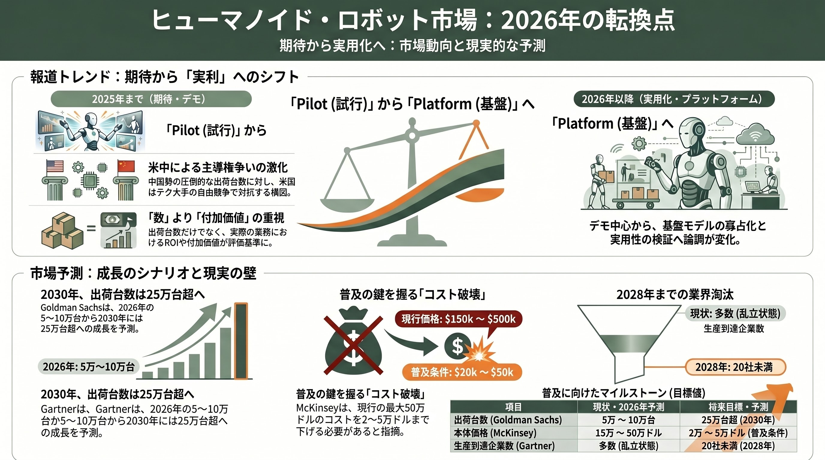 フィジカルAI業界の隆盛と本格的な実用化事例、残る課題 - 各紙報道のトーンと専門アナリストの予測 - 章扉