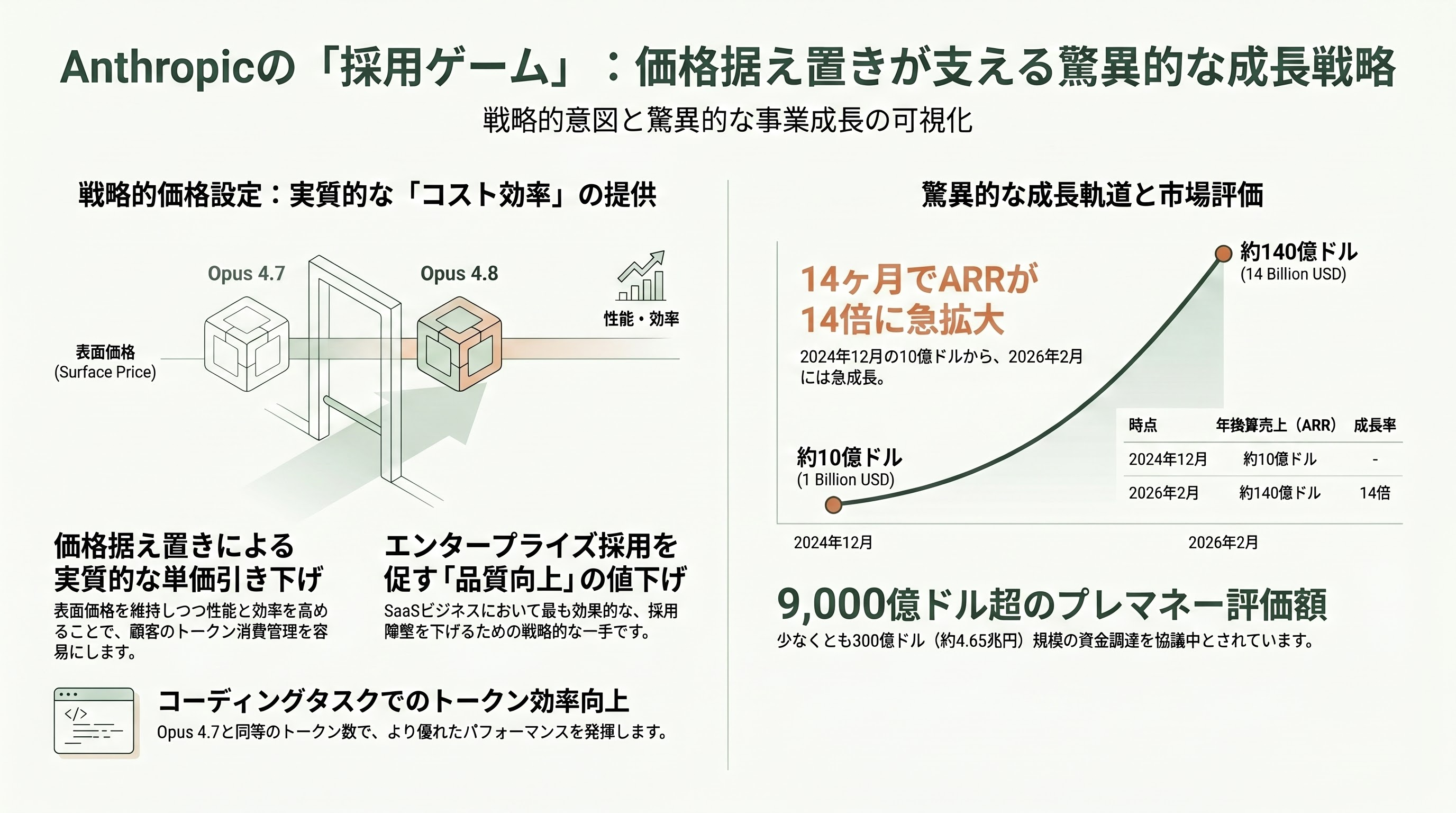 Claude Opus 4.8、正式リリース。価格そのまま。誠実さ(Honesty)の向上、エージェント能力の飛躍、エフォート・コントロール(Effort Control) - 価格据え置きが示すAnthropicの「採用ゲーム」 - 章扉