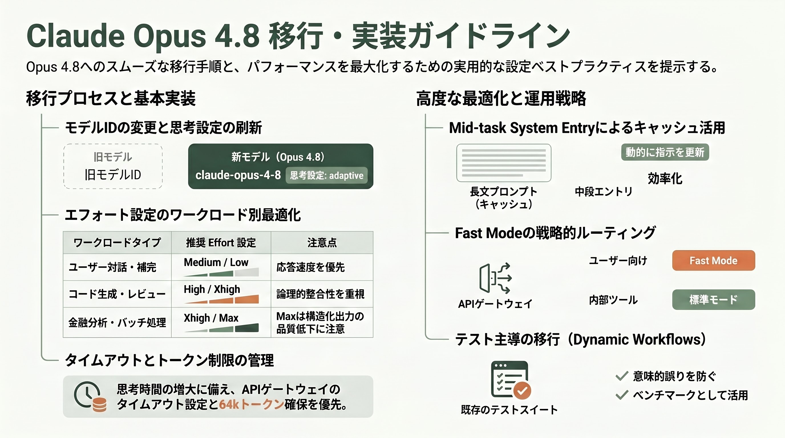 Claude Opus 4.8、正式リリース。価格そのまま。誠実さ(Honesty)の向上、エージェント能力の飛躍、エフォート・コントロール(Effort Control) - シリコンバレーのテックエンジニアが今やるべきこと(実用Tips集) - 章扉