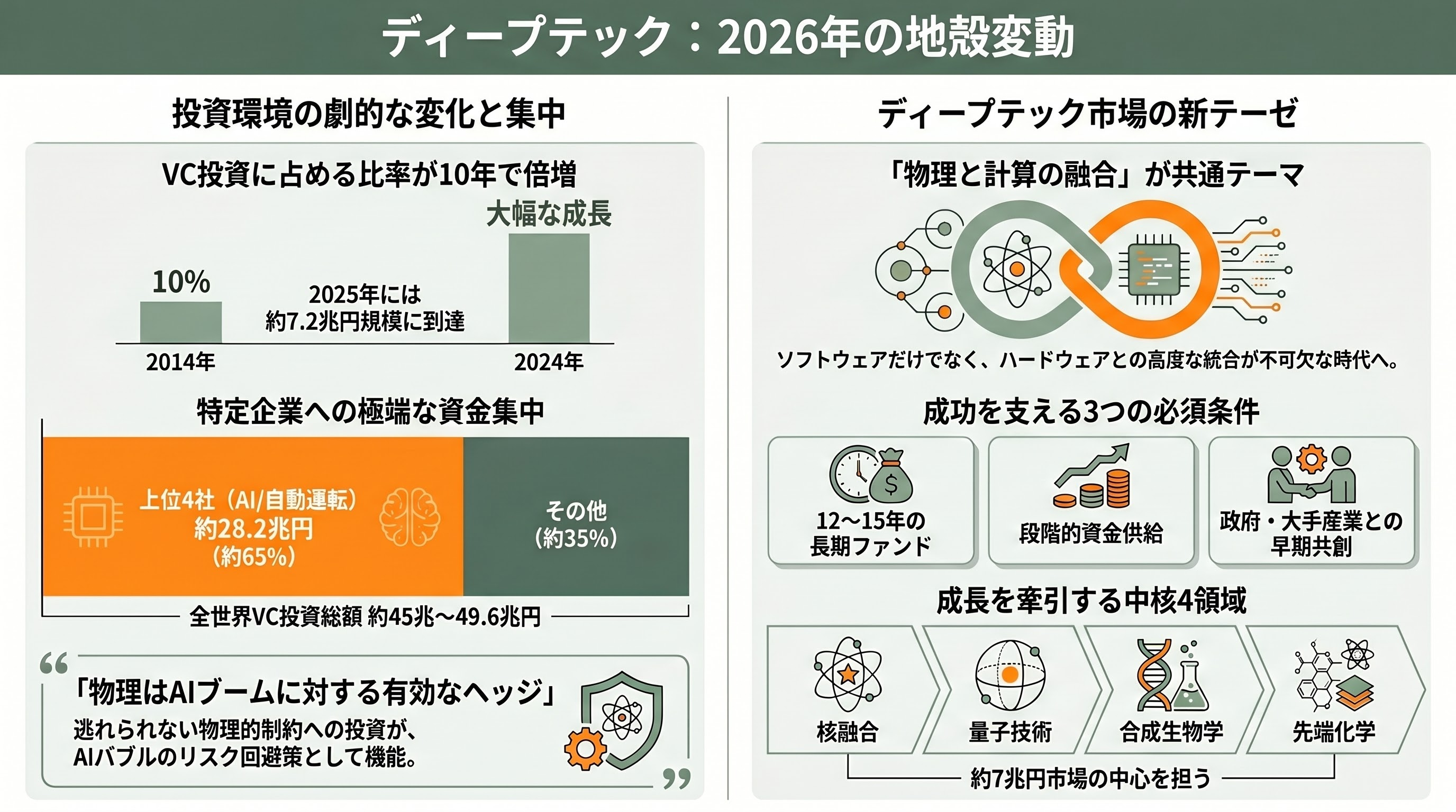 深淵なDeep Tech(ディープテック)、核融合、量子、合成生物学、化学 - ディープテックという深淵 — 2026年に起きている地殻変動 - 章扉