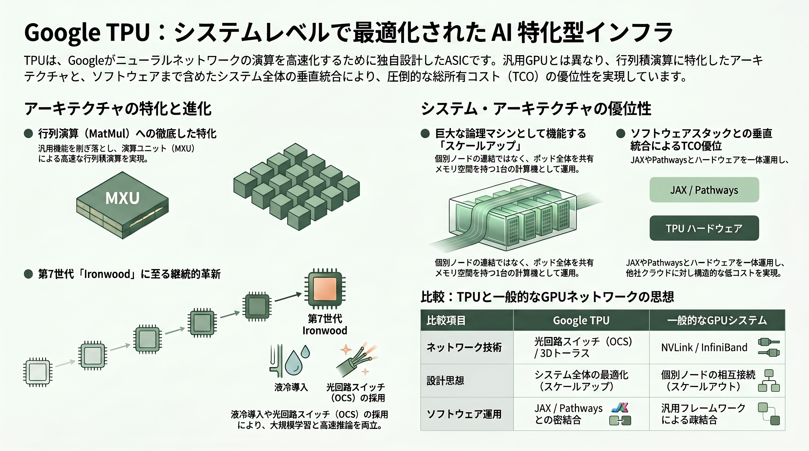 Googleの新型半導体 TPU 8t、TPU 8i - TPUとは何か - 章扉
