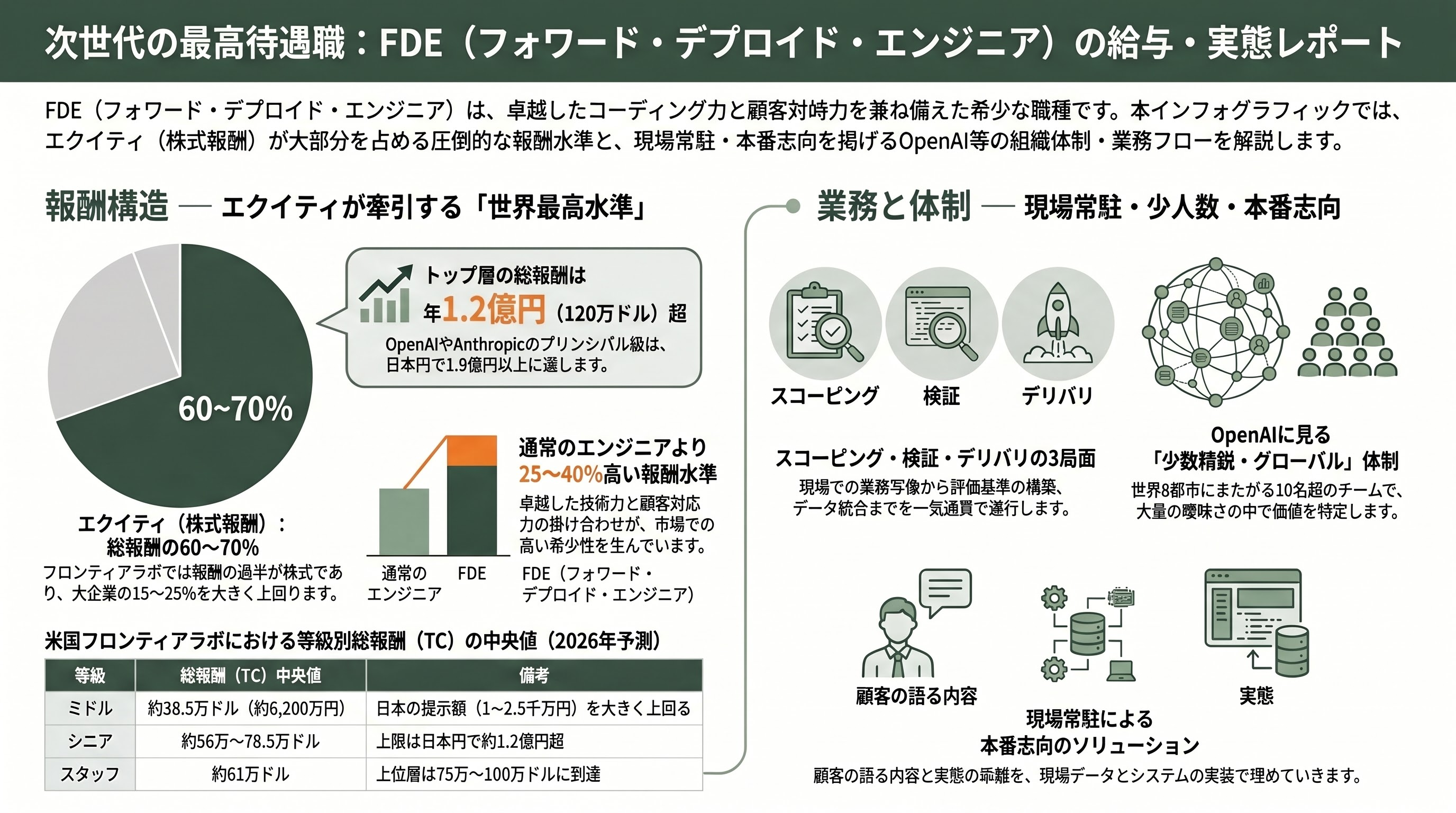 FDEに必要なスキルセット - FDEの給与・体制――エクイティが過半を占める「最高待遇」職 - 章扉