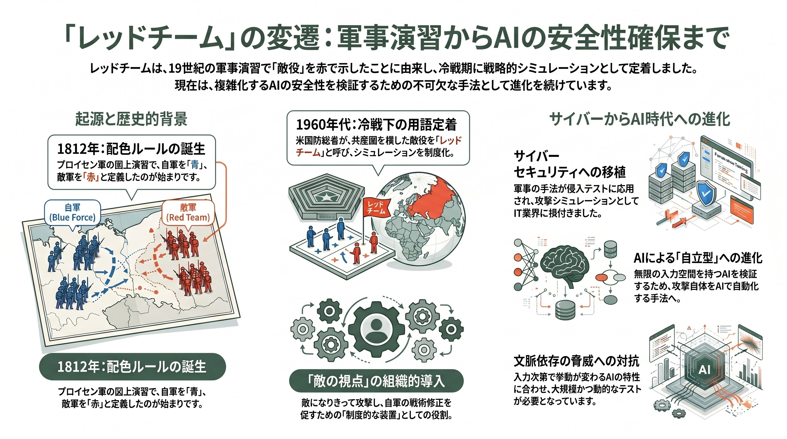 Mythosへの備え。自立型レッドチーミング、Cisco Robust Intelligence 、Galileo、Adversa AI 、HackerOne AI Red Teaming - 「レッドチーム」という言葉はどこから来たのか - 章扉