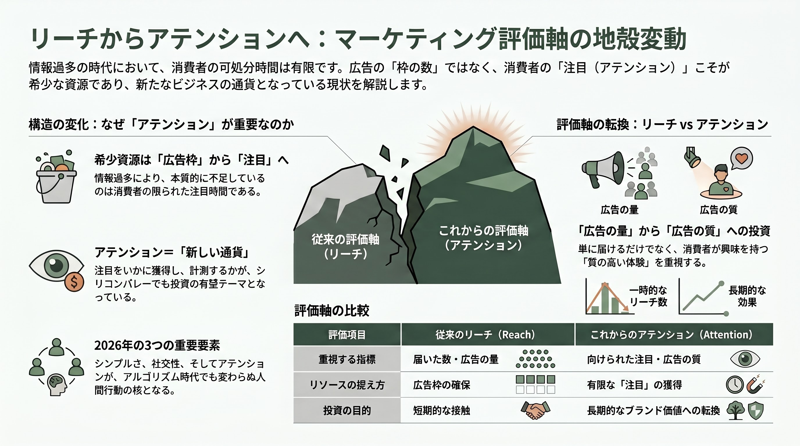 電通メディアイノベーションラボが情報メディア白書2026公開 - 「リーチ」から「アテンション」へ——世界で進む評価軸の地殻変動 - 章扉