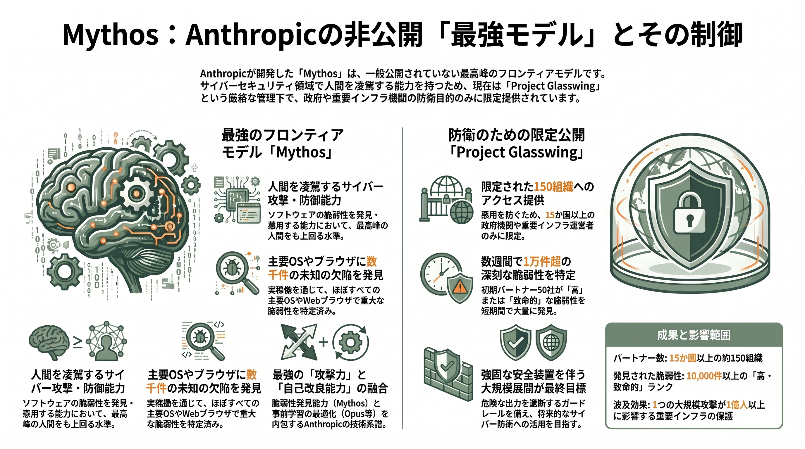 OpenAI共同創業者カーパシーが率いるMythosを用いたRSI（再帰的自己改善）。Anthropicの独走と苦悩 - Mythosとは何か――公開されない「最強のフロンティアモデル」 - 章扉