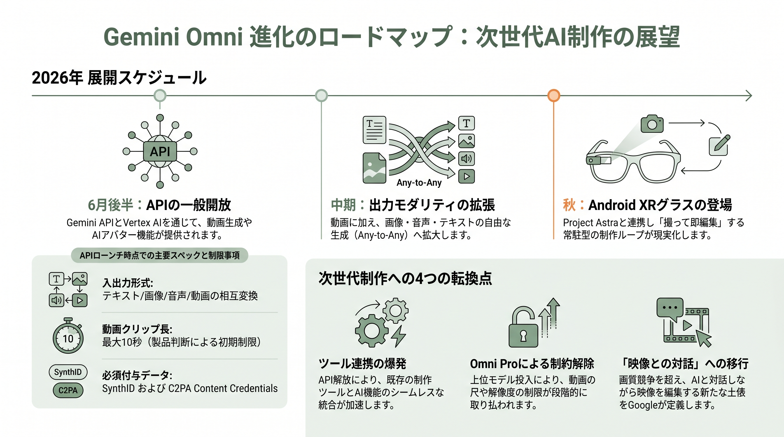 Gemini Omni（ジェミニ・オムニ）の全て - これから何が起きるか ―― API・Omni Pro・画像/音声出力・グラス - 章扉