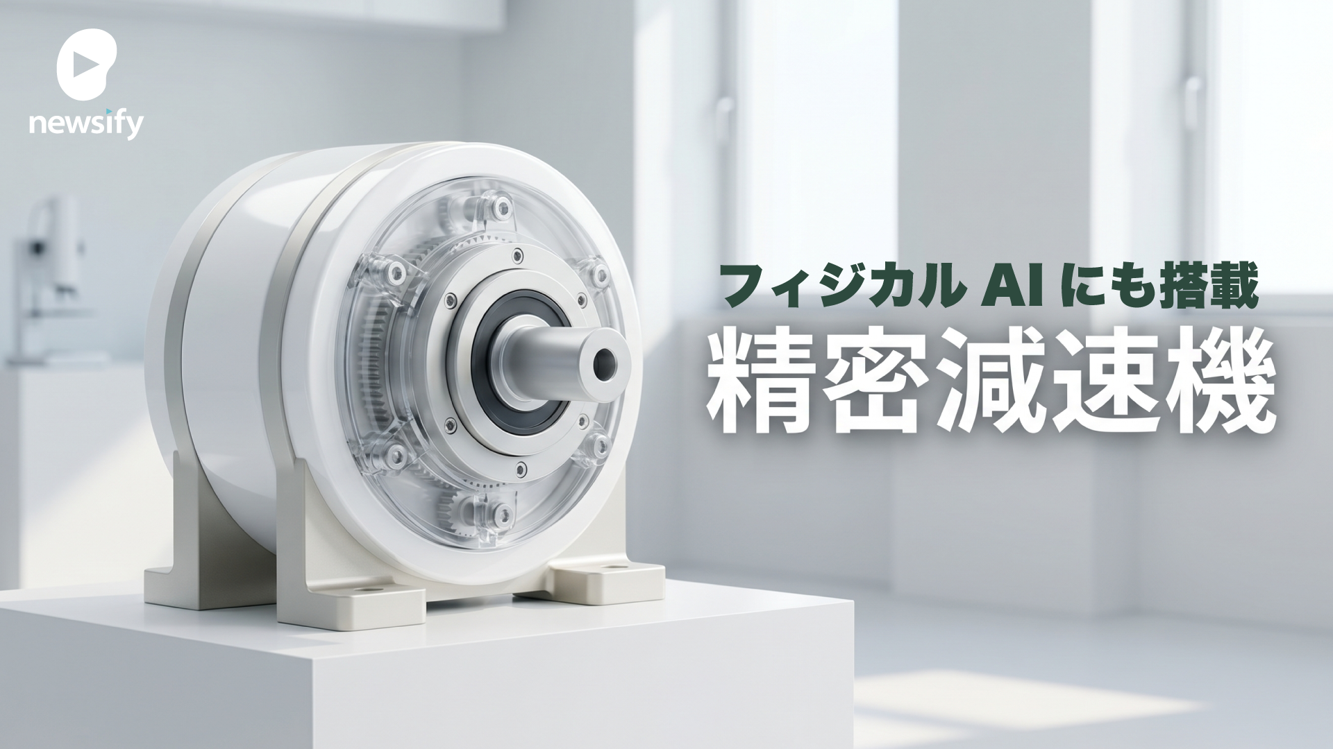 フィジカルAIを支える精密減速機。 ハーモニック・ドライブ・システムズ（6324）、ナブテスコ（6268）、住友重機械工業（6302）