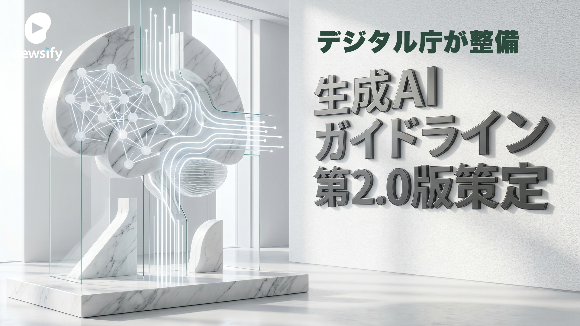 デジタル庁、生成AIガイドライン第2.0版を策定