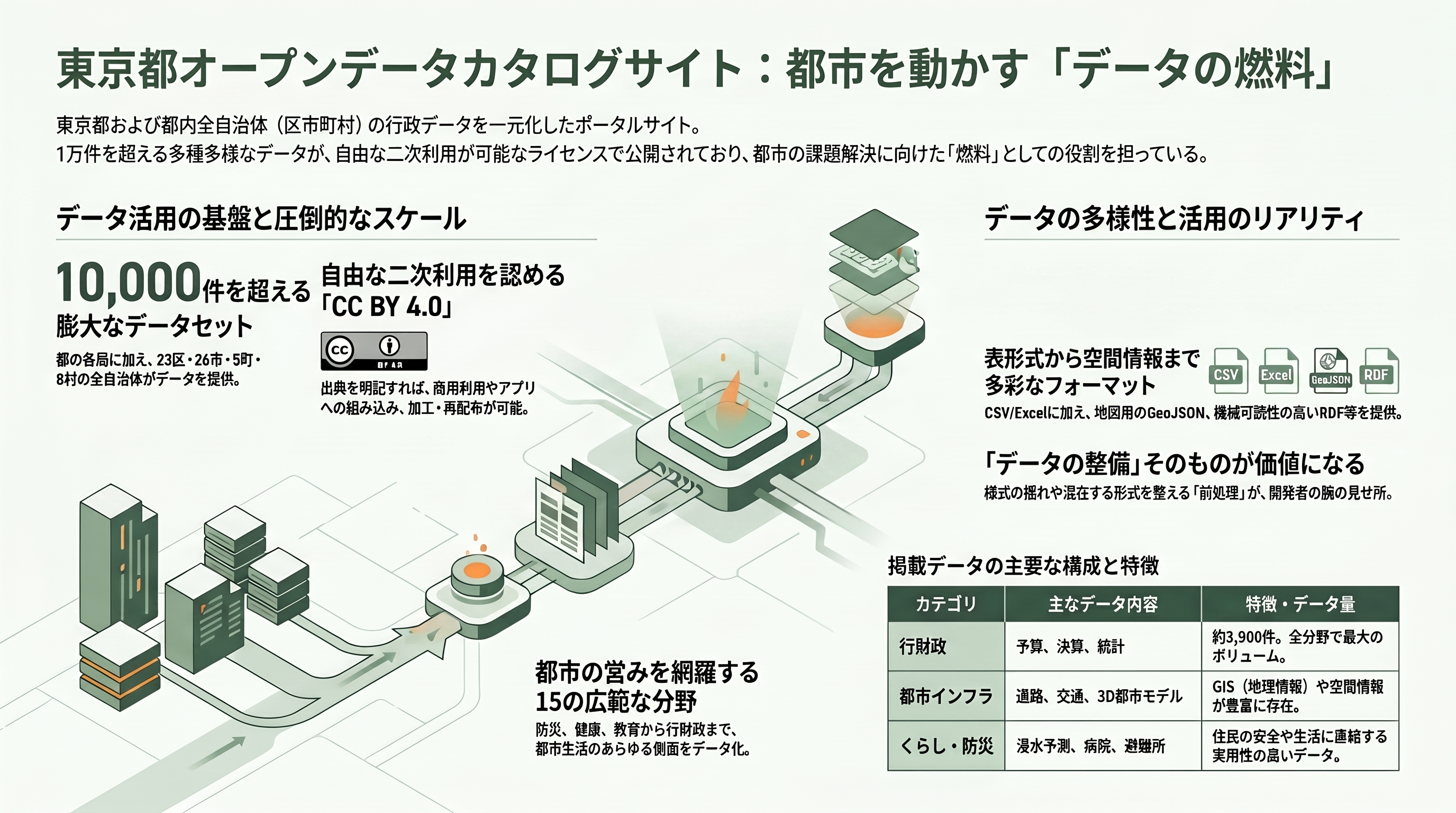 都知事杯オープンデータ・ハッカソン2026開催を発表 - 燃料となる「東京都オープンデータカタログサイト」 - 章扉