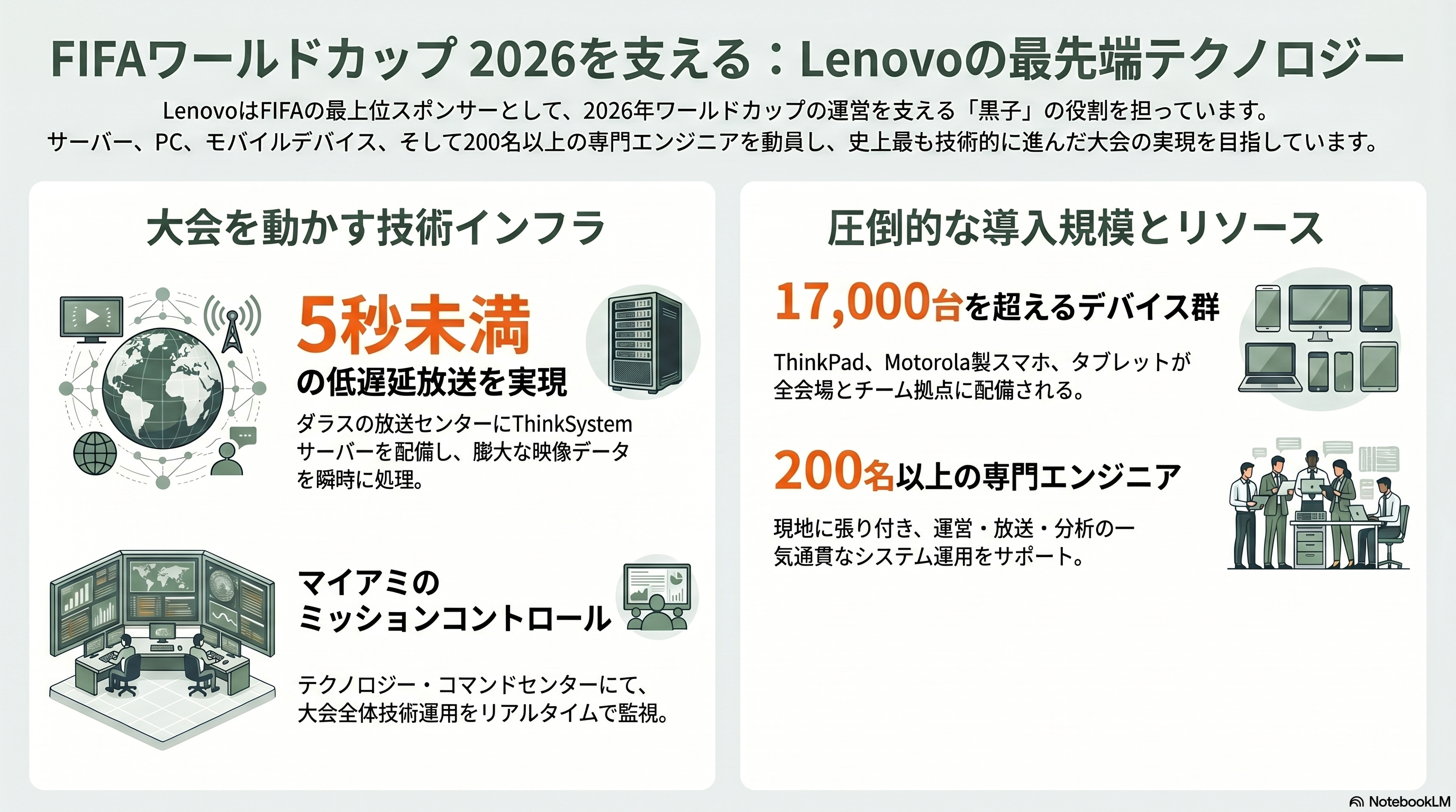 FIFA World Cup 2026オフィシャル・パートナー、LenovoのAI事業の全体像とパーソナルAIエージェントQira（キラ） - ピッチを支える「黒子」——LenovoはW杯で何をしているのか - 章扉