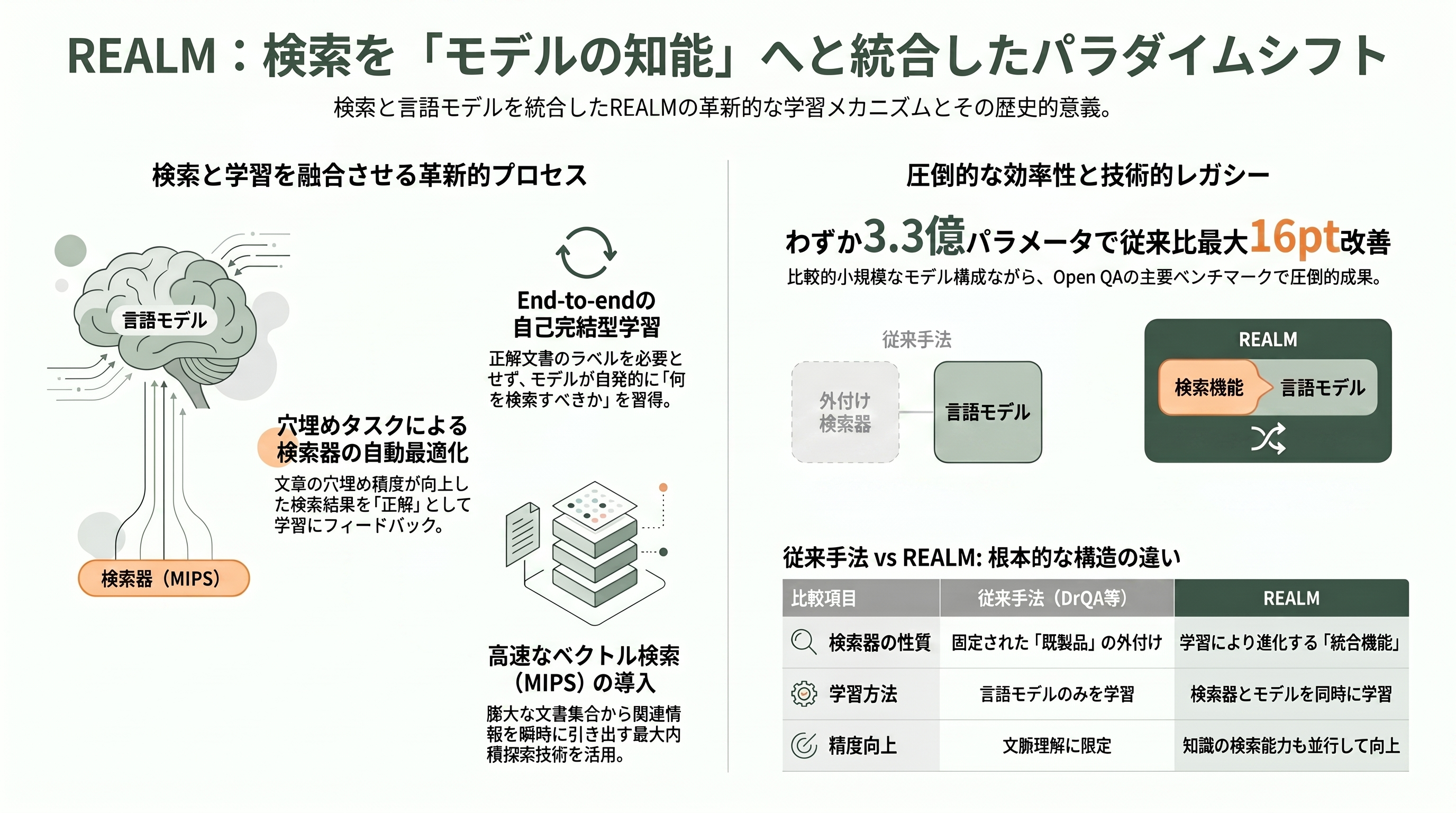 15の論文が紡ぐRAGの発展 - 第2章 2020年 REALM — 検索を「事前学習」に組み込む - 章扉
