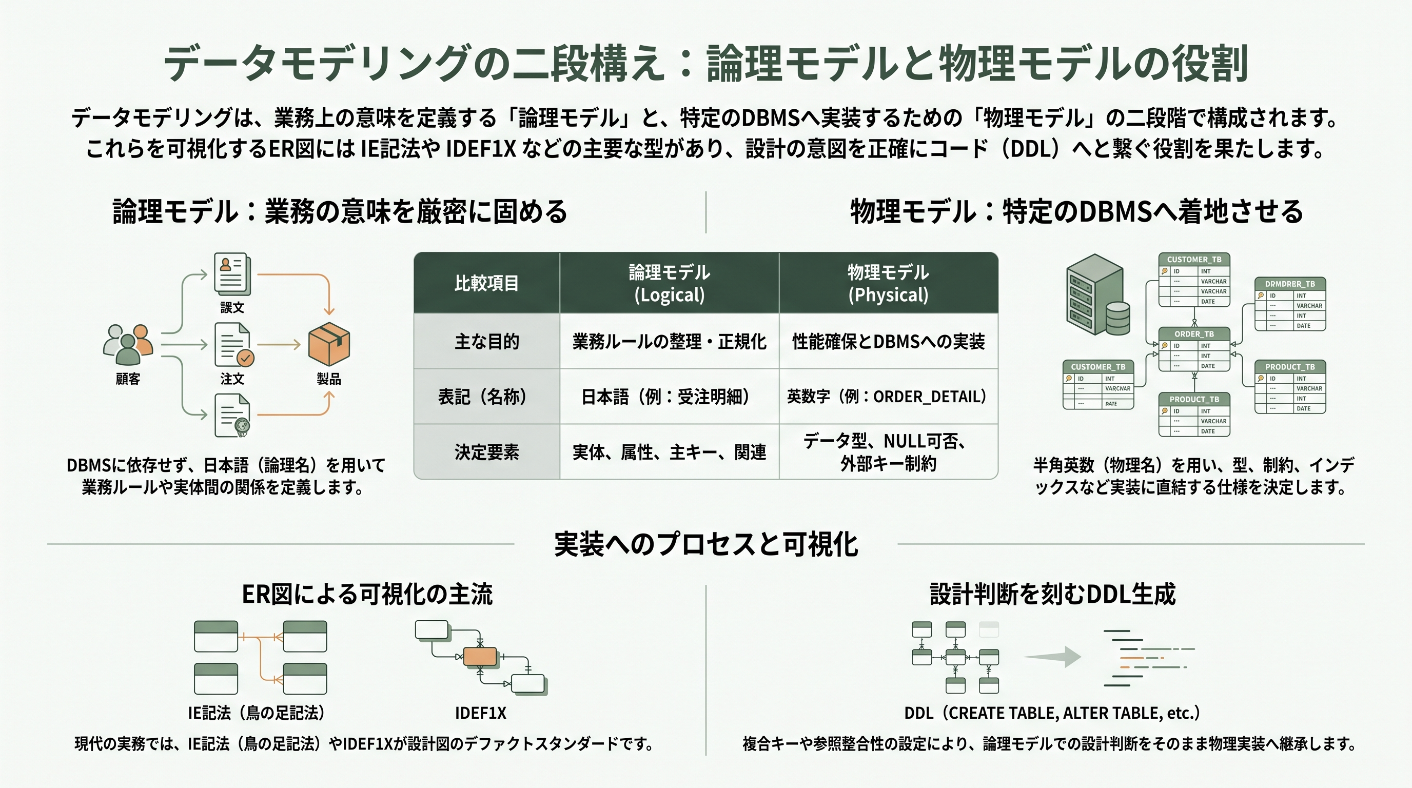 FDEの必須スキル、データモデリングの基礎を徹底的に再考する - 論理モデリング・物理モデリング・ER図 - 章扉