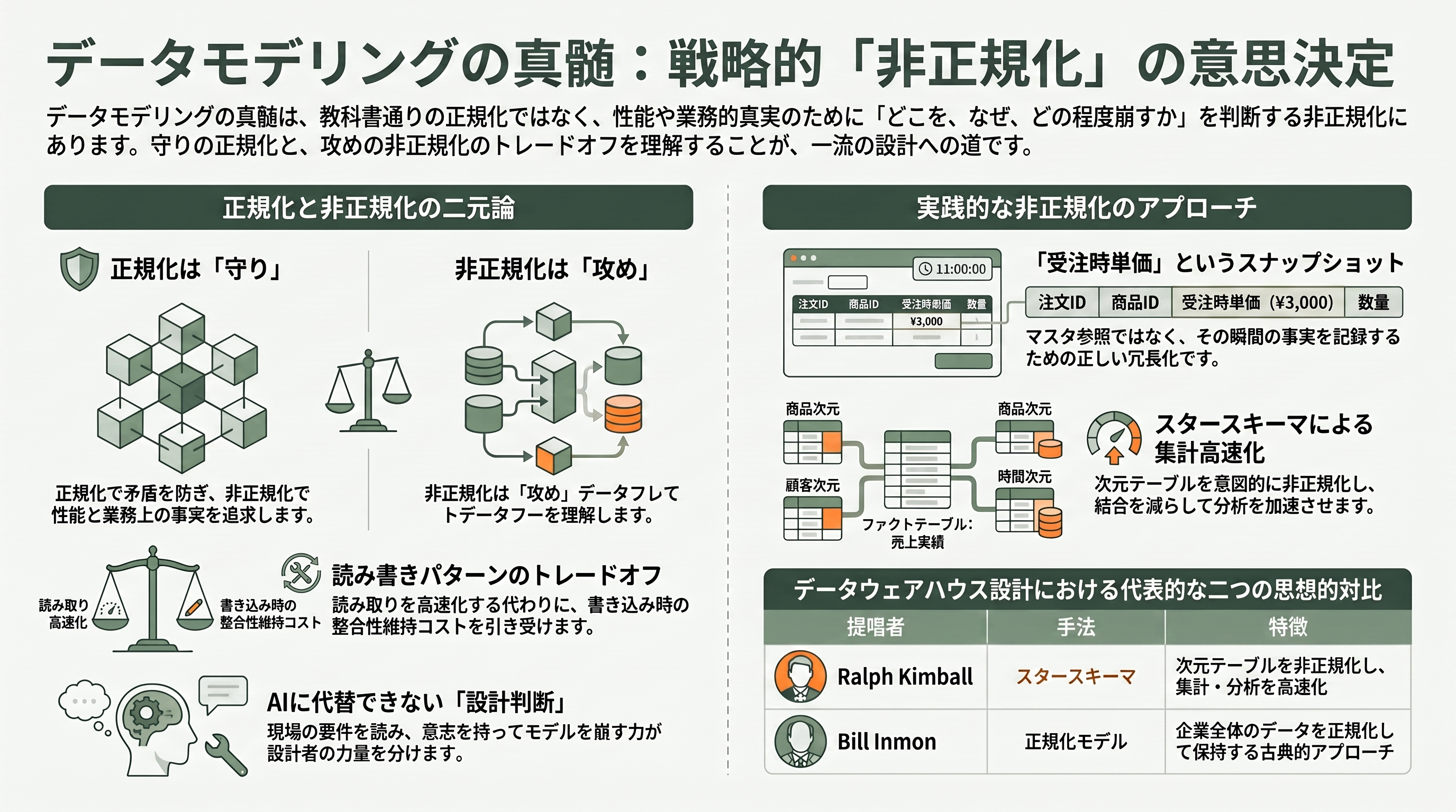 FDEの必須スキル、データモデリングの基礎を徹底的に再考する - 非正規化こそ、データモデリングの真髄 - 章扉