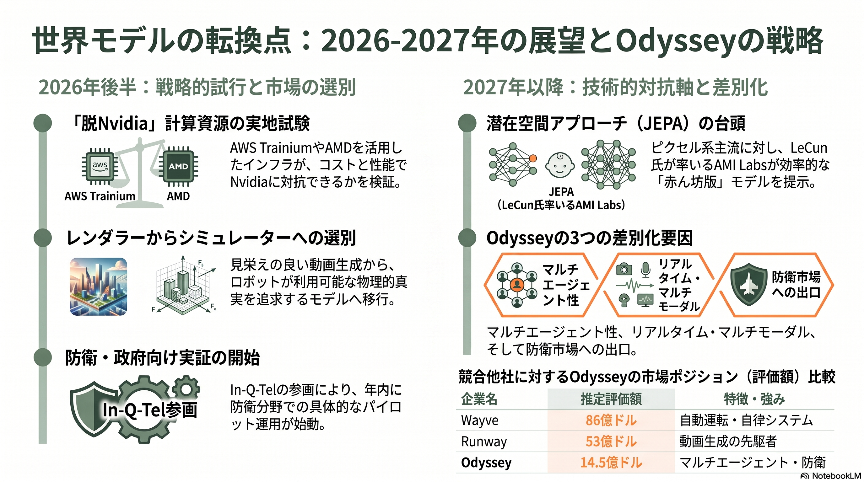 World Model(世界モデル)のOdyssey、シリーズBで310億円調達 - 次に何が起きるか — 2026年後半〜2027年の論点 - 章扉