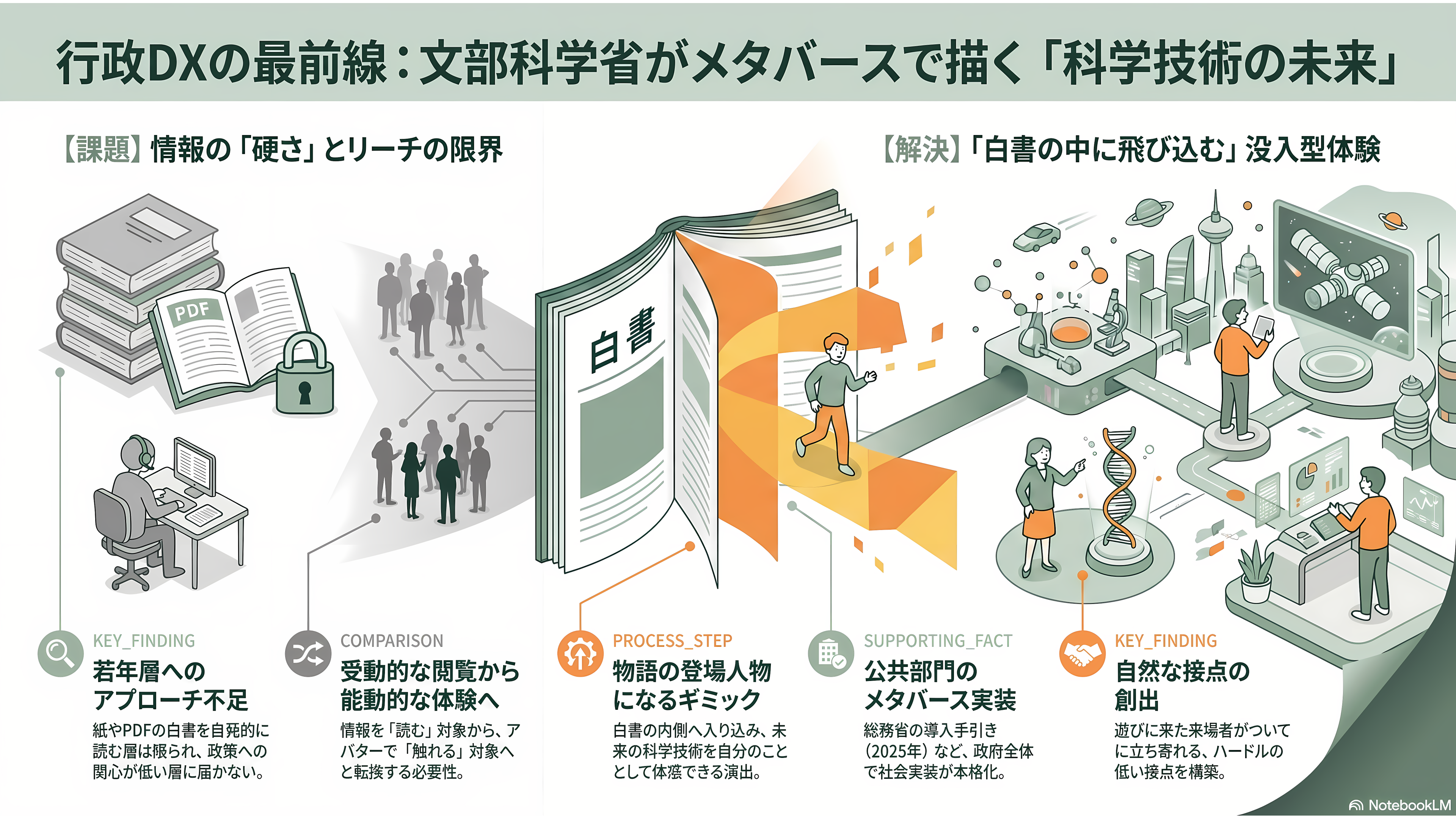 今年も開催、バーチャルマーケット（Vket）2026。文科省、富士急、能美防災、AlphaTheta、洋服の青山、サントリーなど出展 - 文部科学省──「白書の中に飛び込む」科学技術・イノベーション啓発 - 章扉