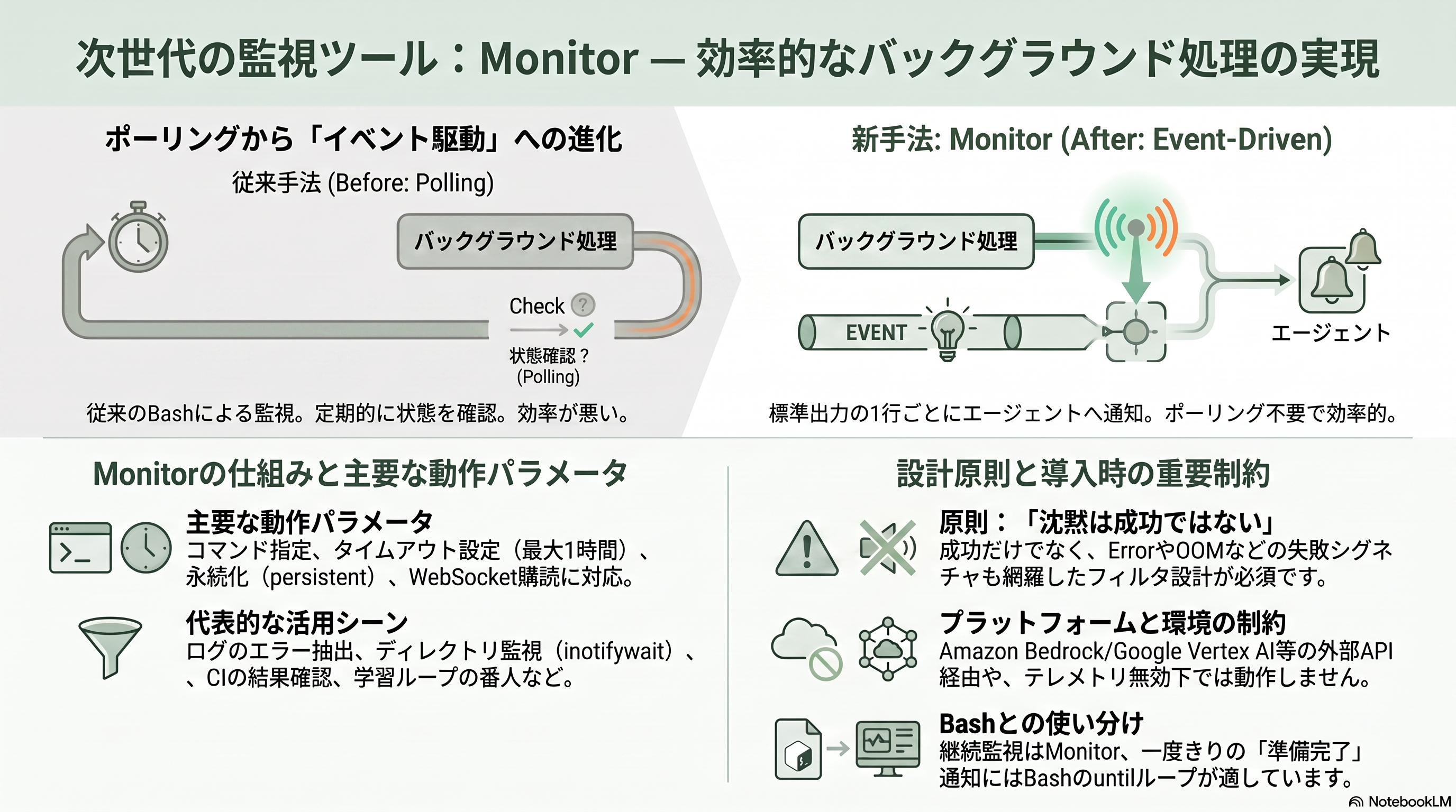 徹底解剖、Claude Agent SDK(旧称:Claude Code SDK)の機能詳細 - 組み込み(ビルトイン)ツール2 Monitor - 章扉