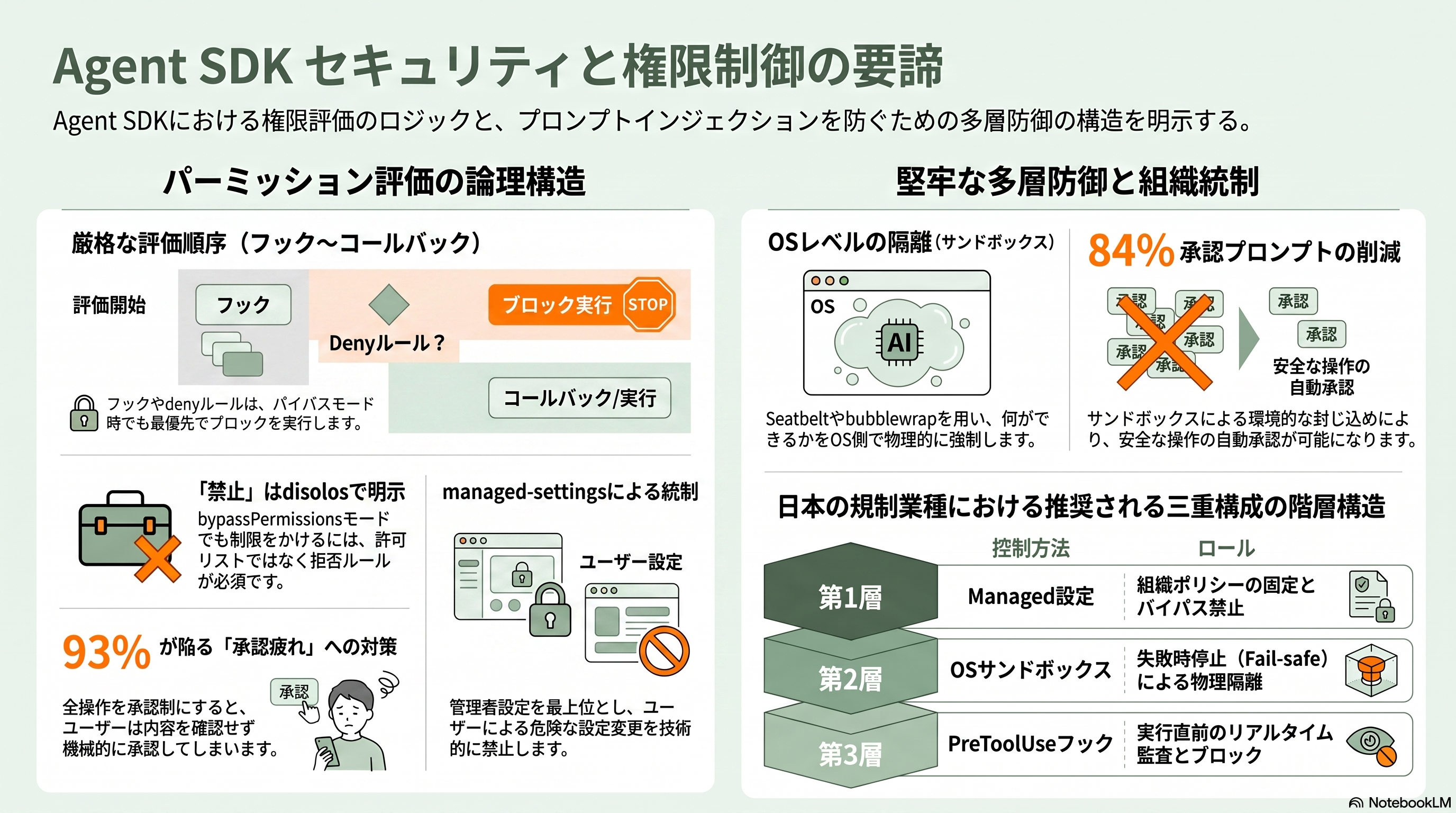 徹底解剖、Claude Agent SDK(旧称:Claude Code SDK)の機能詳細 - セキュリティと権限制御(パーミッションシステム) - 章扉