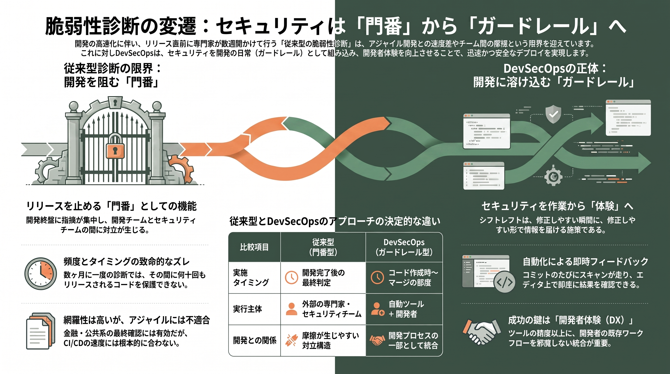 シフトレフト（Shift-left）とDevSecOpsを徹底マスター - 従来型の脆弱性診断はどこで限界を迎えたか - 章扉