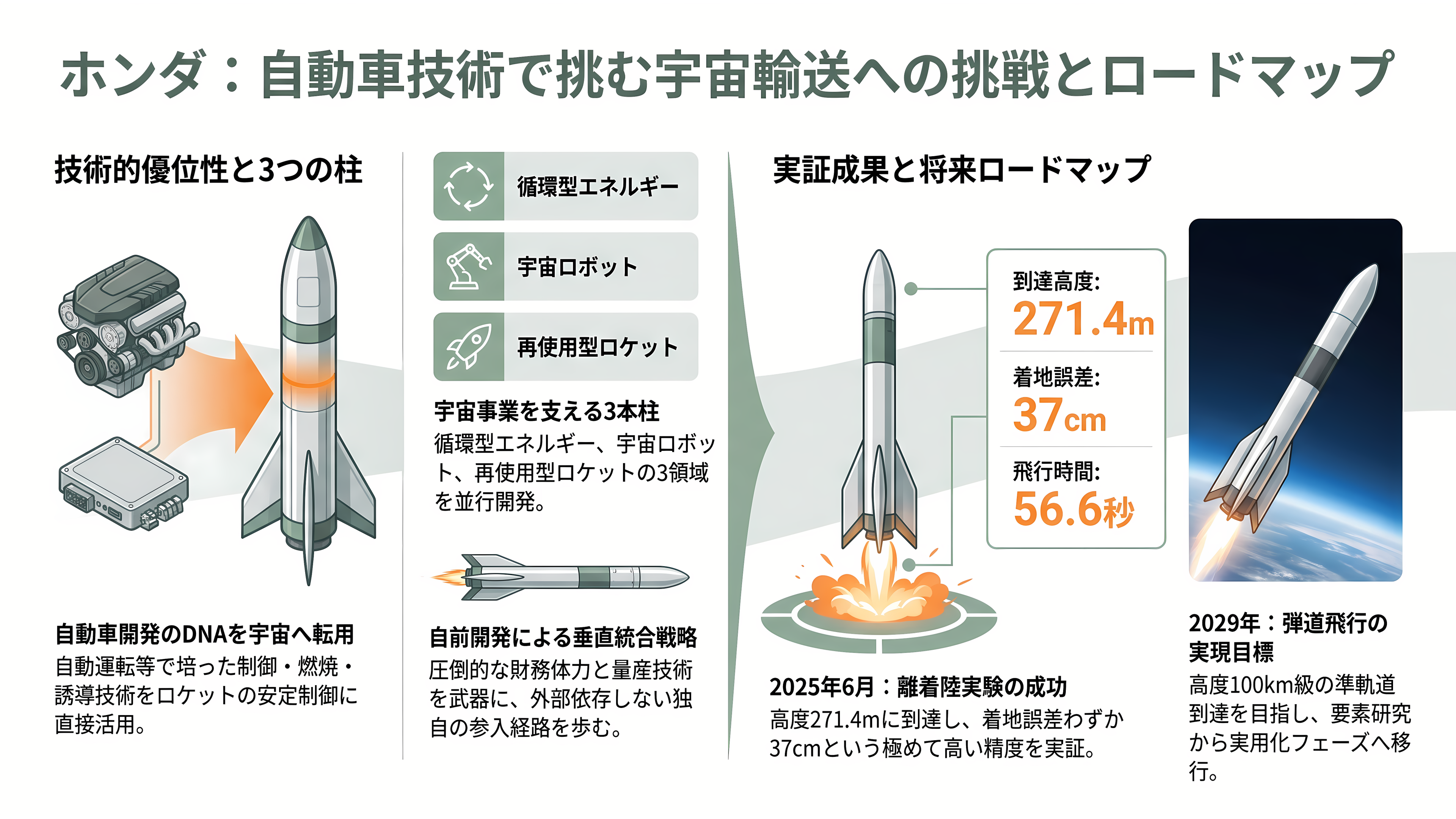 日本のロケットベンチャー特集 - ホンダ ― 自動車王者が挑む「サステナブルロケット」 - 章扉