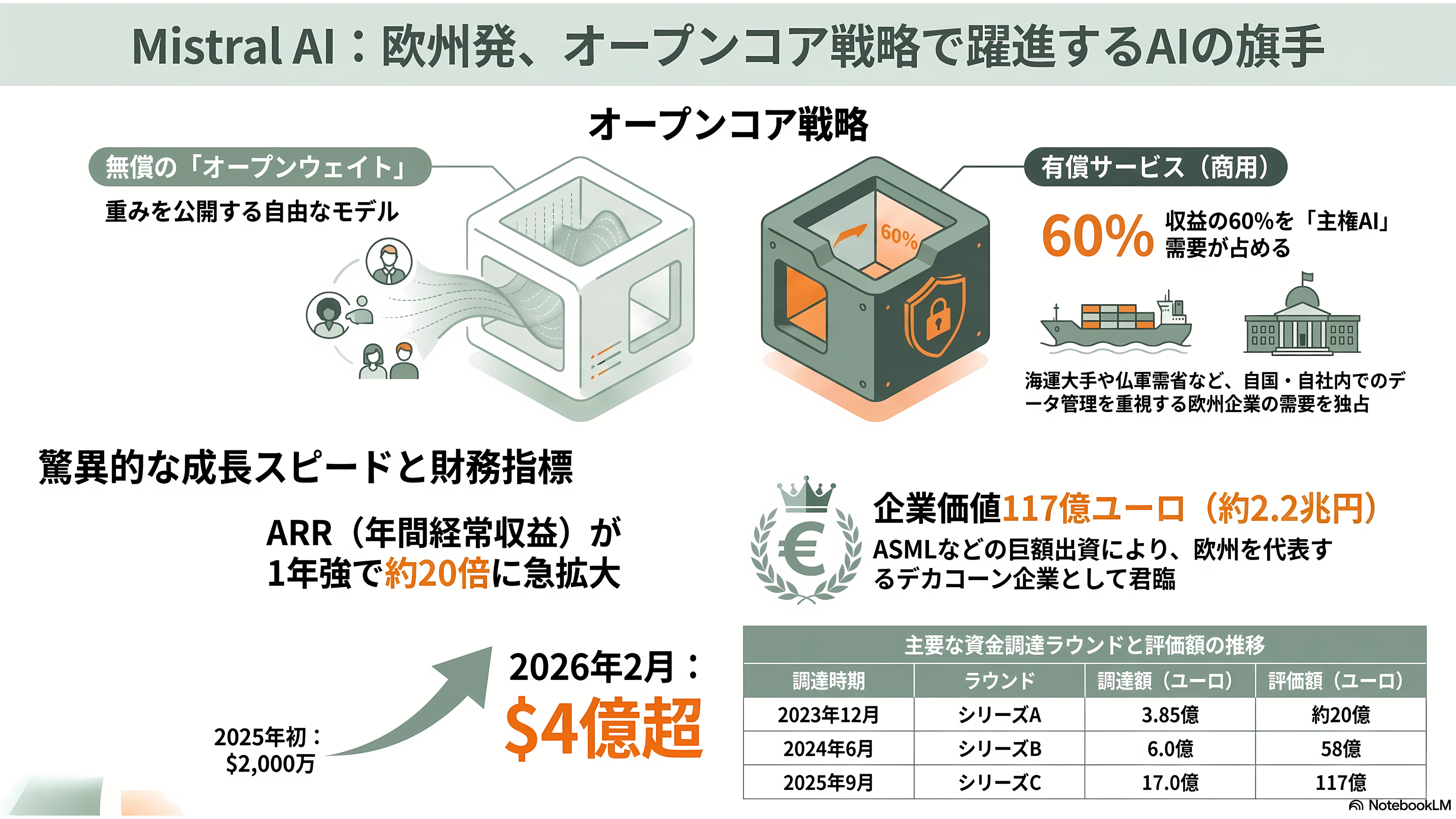 オープンコア戦略(Open Core Strategy)。無償OSSと有償エンタープライズ版の同時展開。Databricks、Odoo、Supabase、Docker、Vercel、Redis、Mattermost、Mistral AI、GitLab - Mistral AI——オープンウェイトモデルという「AI時代のオープンコア」 - 章扉