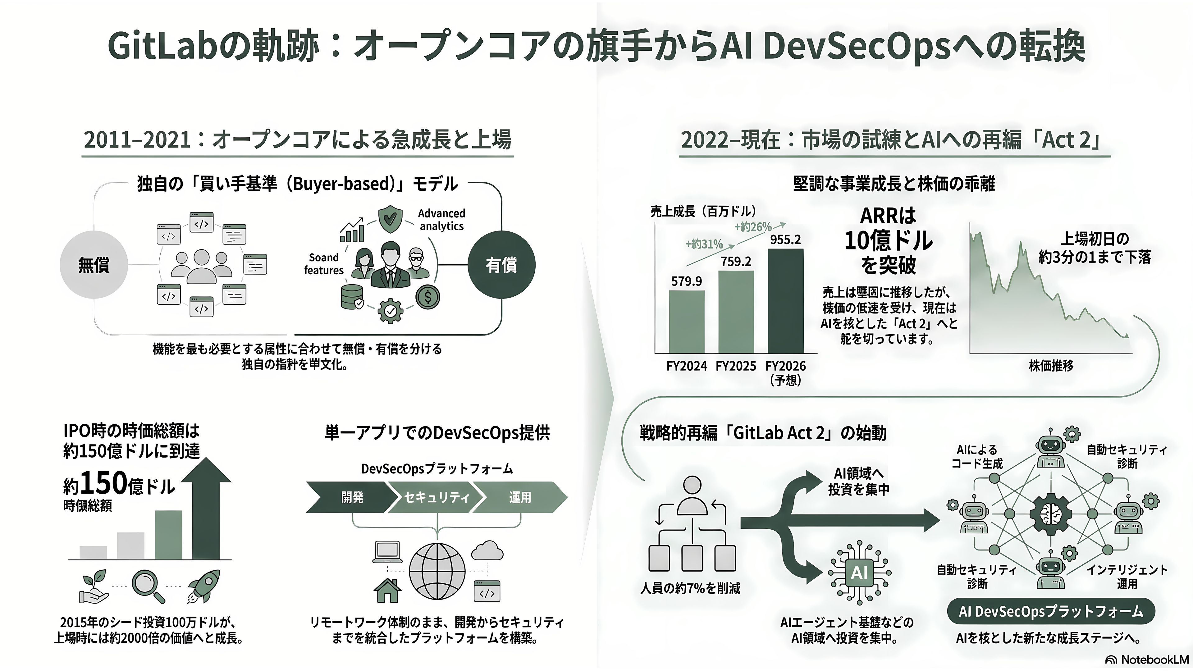 オープンコア戦略(Open Core Strategy)。無償OSSと有償エンタープライズ版の同時展開。Databricks、Odoo、Supabase、Docker、Vercel、Redis、Mattermost、Mistral AI、GitLab - GitLab——「買い手基準オープンコア」の完成形が迎えた上場後の試練 - 章扉