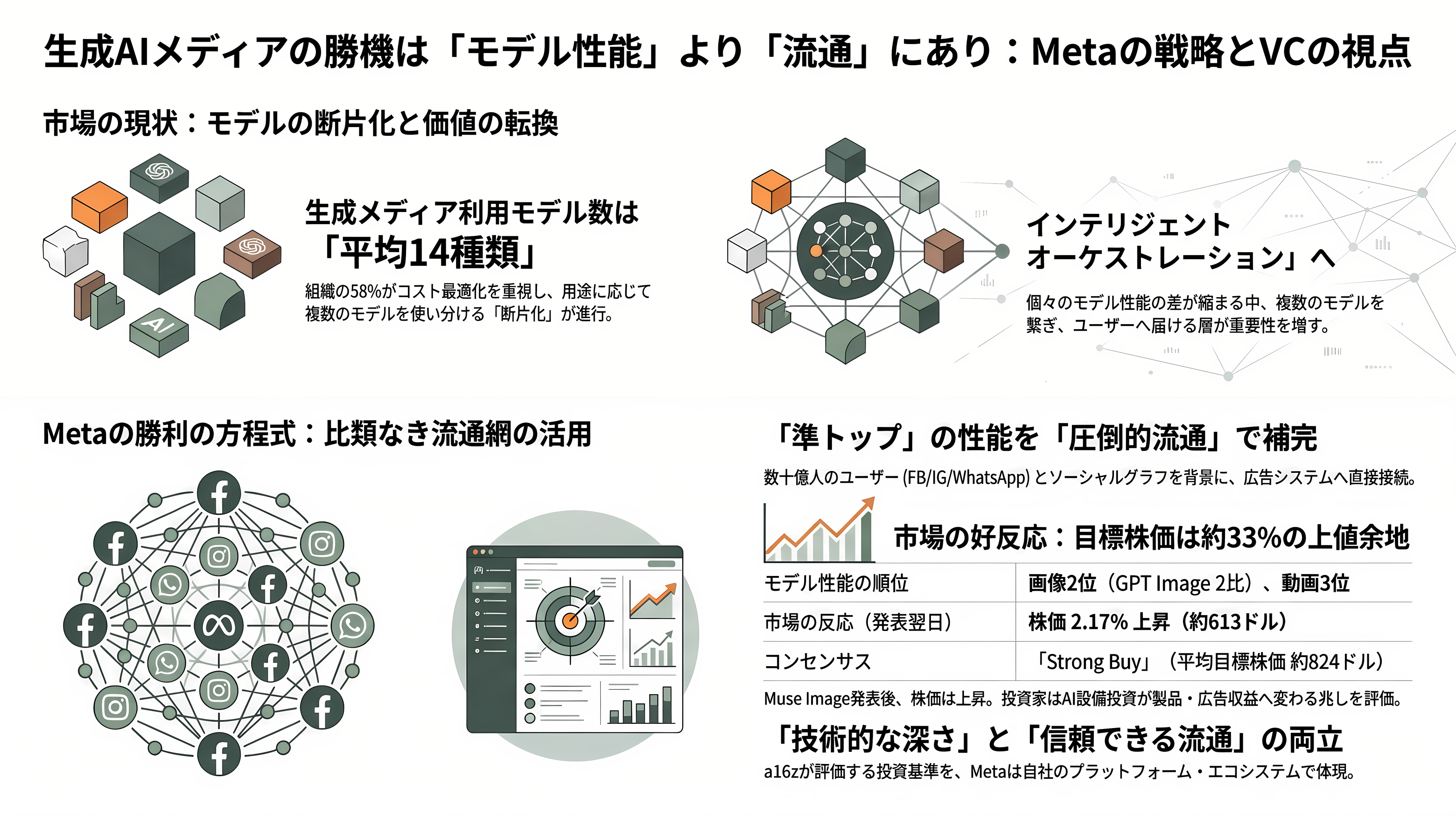 Meta、プレビュー版の動画生成AI Muse Video、画像生成AI Muse Image(ミューズ・イメージ)の提供を開始 - シリコンバレーVCの視点 ― 「勝負はモデルではなく流通」 - 章扉